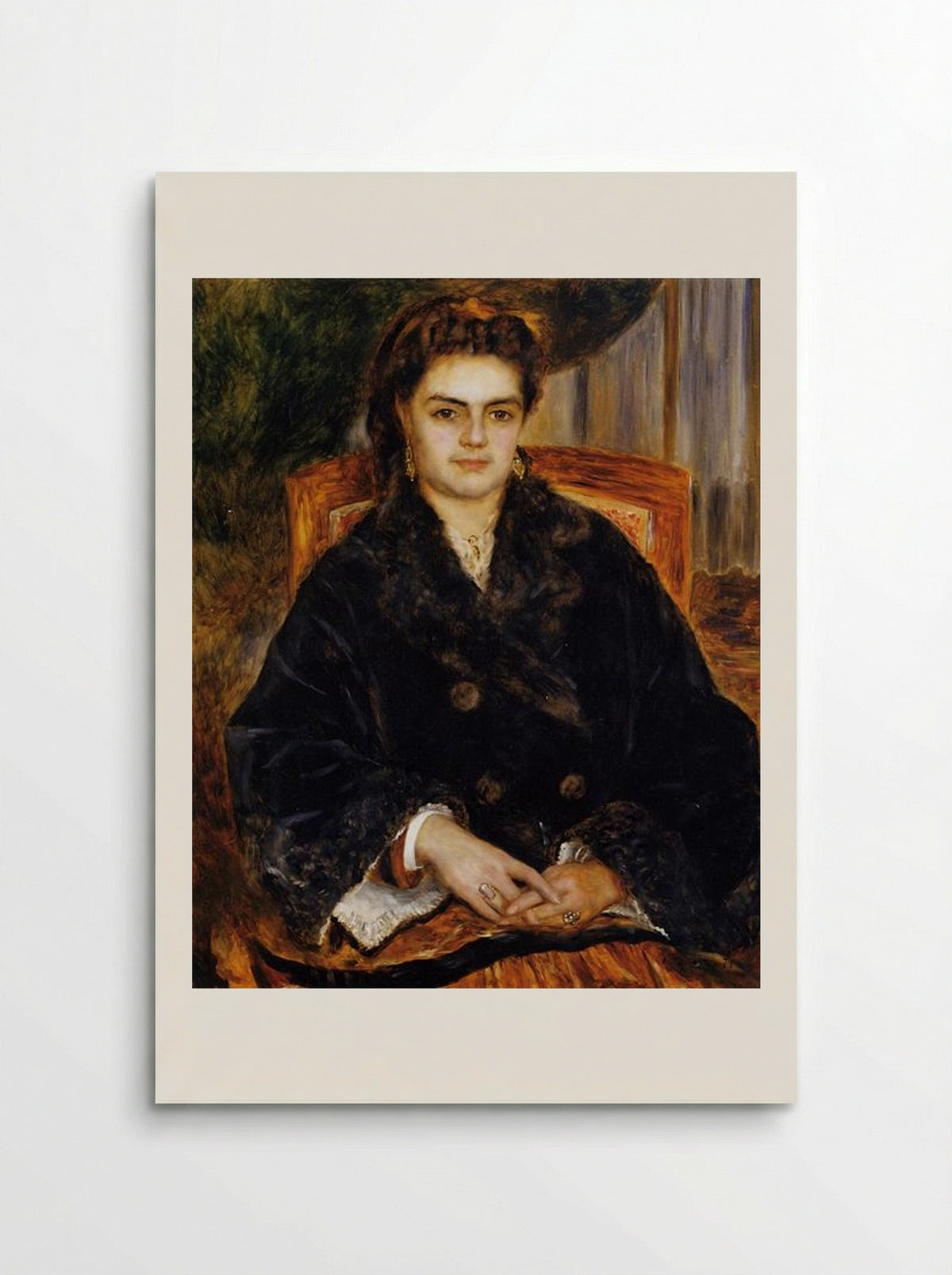 Madame Marie Octavie Bernier - Pierre-Auguste Renoir - Poster
