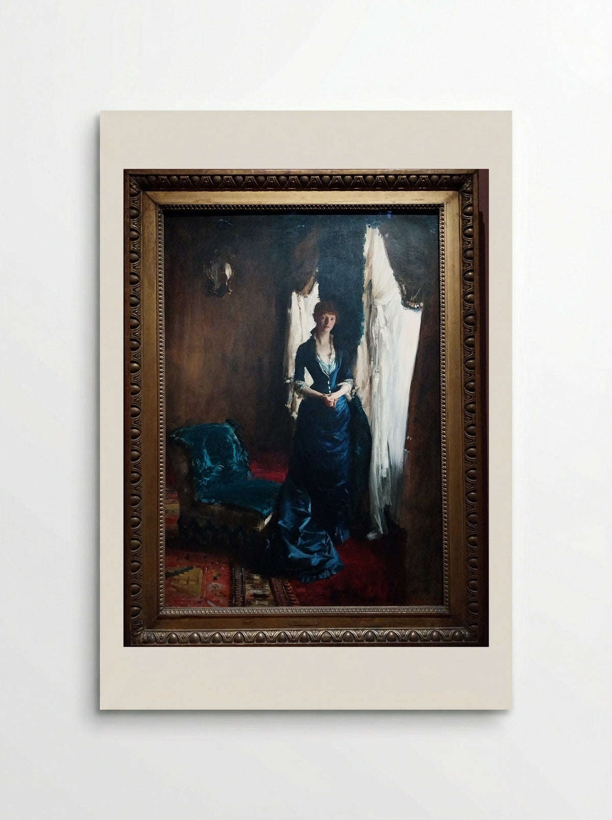 Madame Paul Escudier (Louise Lefevre) - John Singer Sargent - Poster
