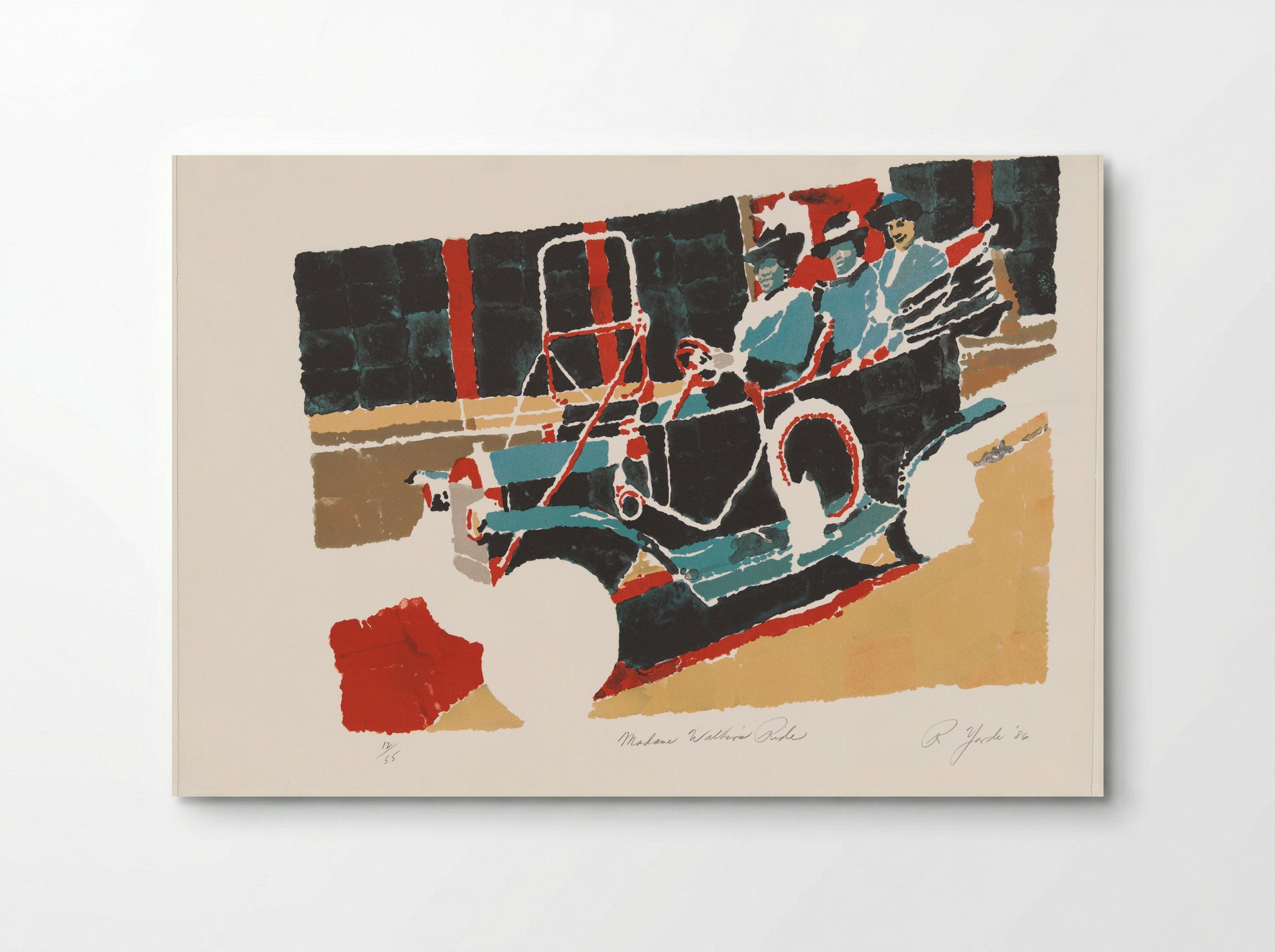 Madame Walker's Ride - Richard Foster Yarde - Poster