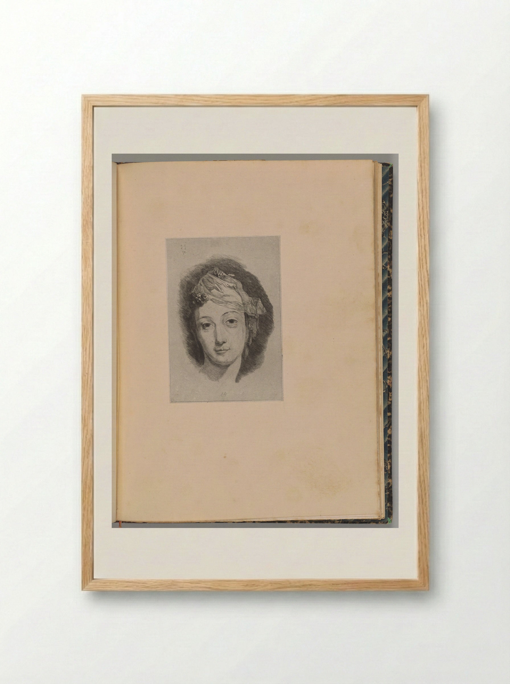 Madamoiselle Fel - Jules de Goncourt - Framed Print Wood