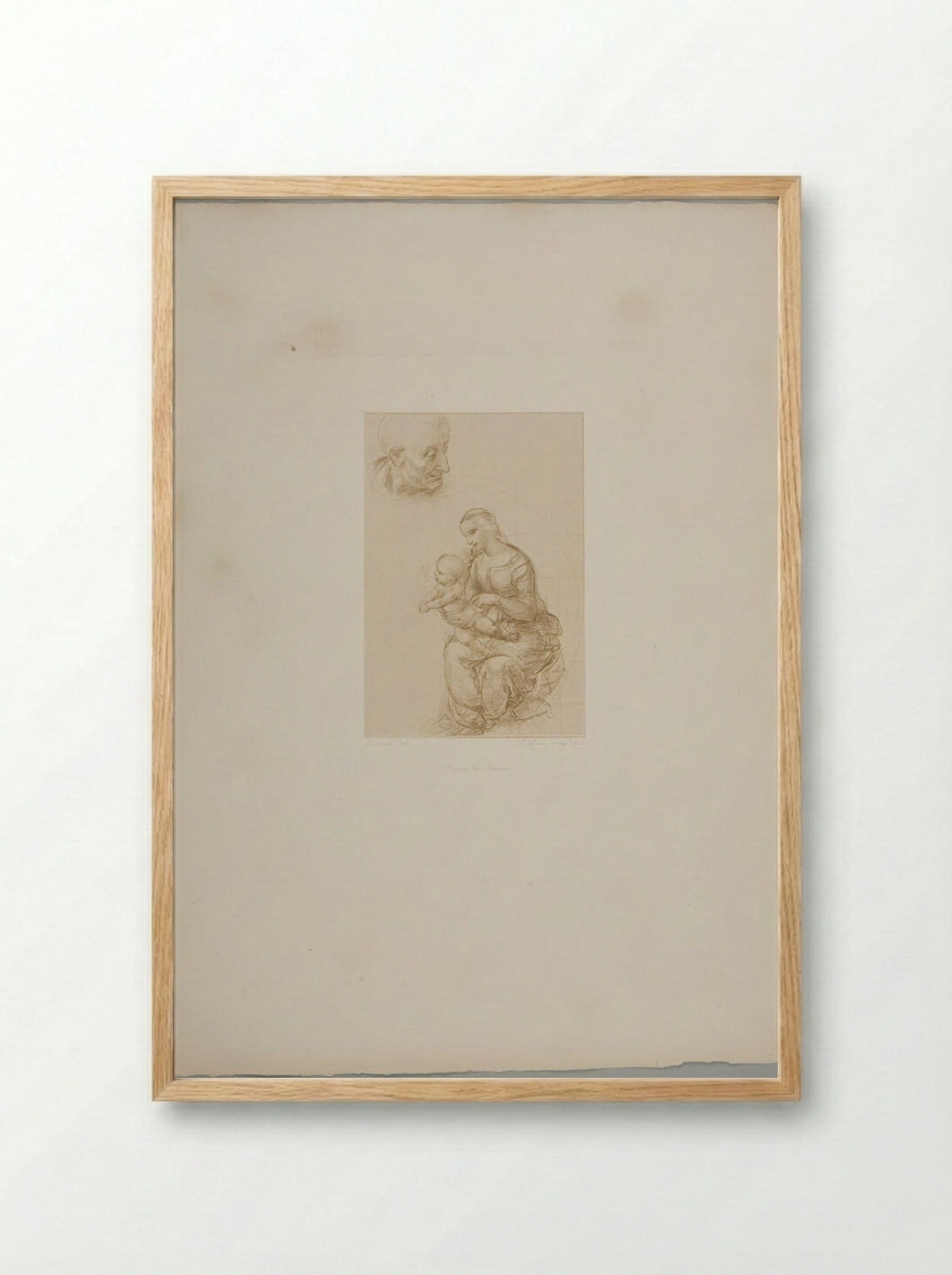Madonna and Child (After Raphael) - Jean Bein - Framed Print Wood