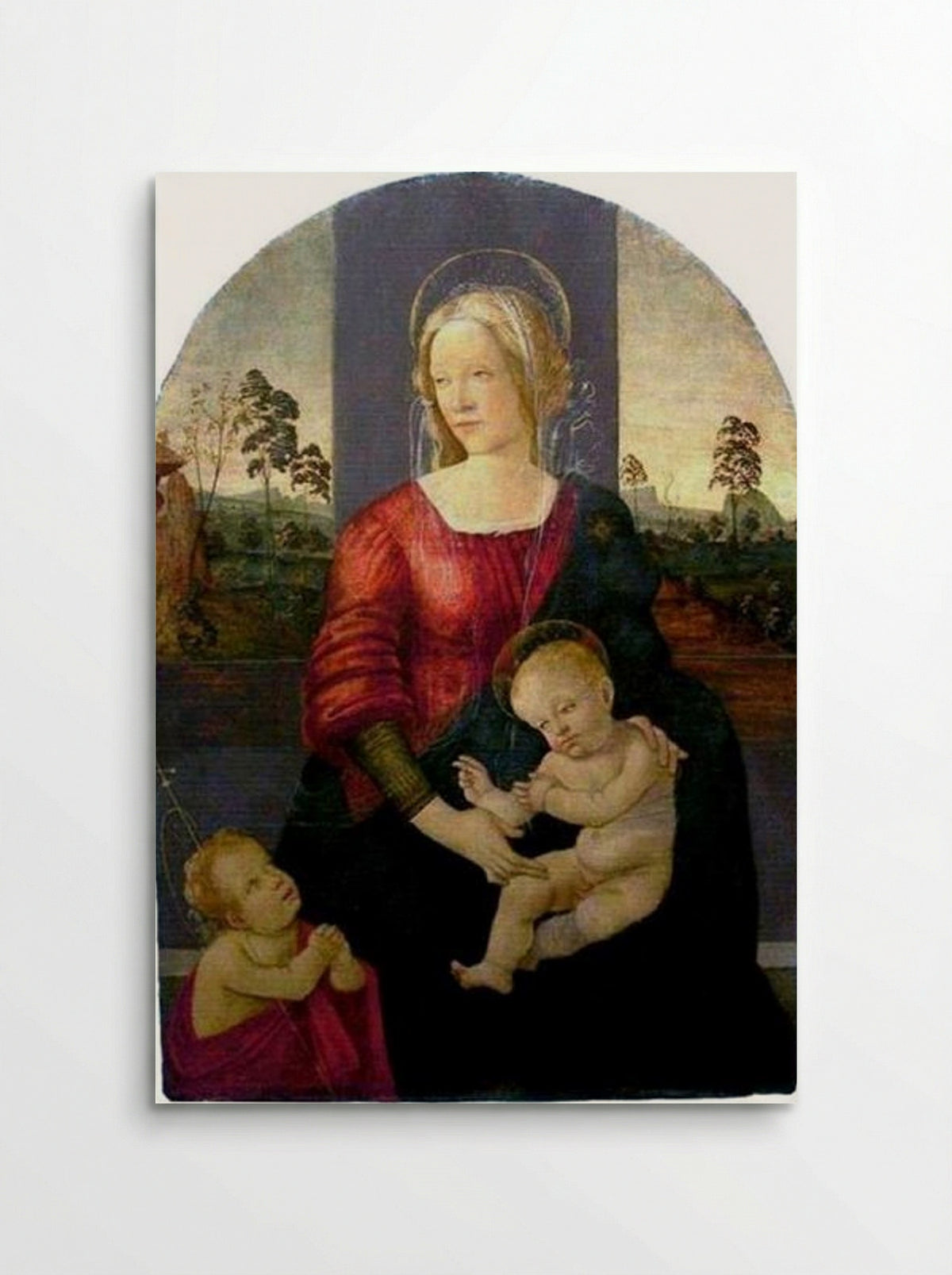 Madonna and Child with St. John the Baptist - Sandro Botticelli - Poster