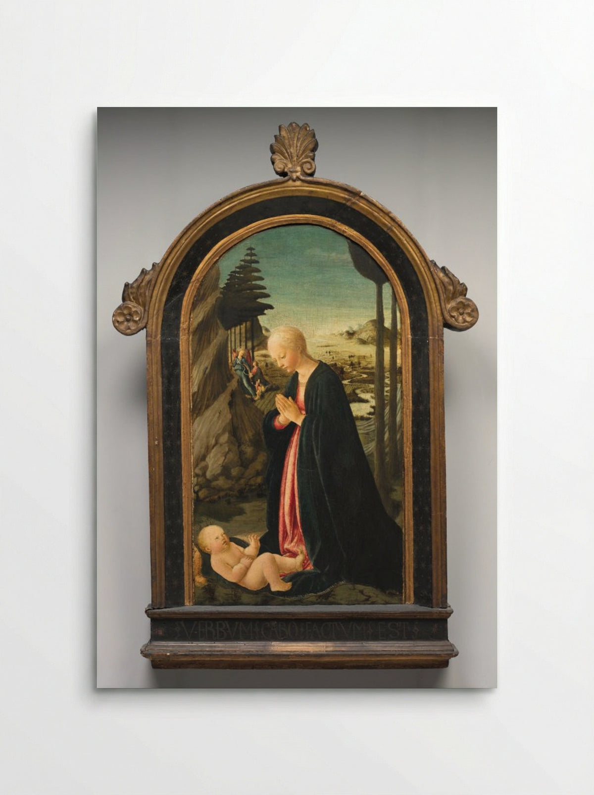 Madonna and Child with Tobias and the Angel Raphael - Francesco Botticini - Poster