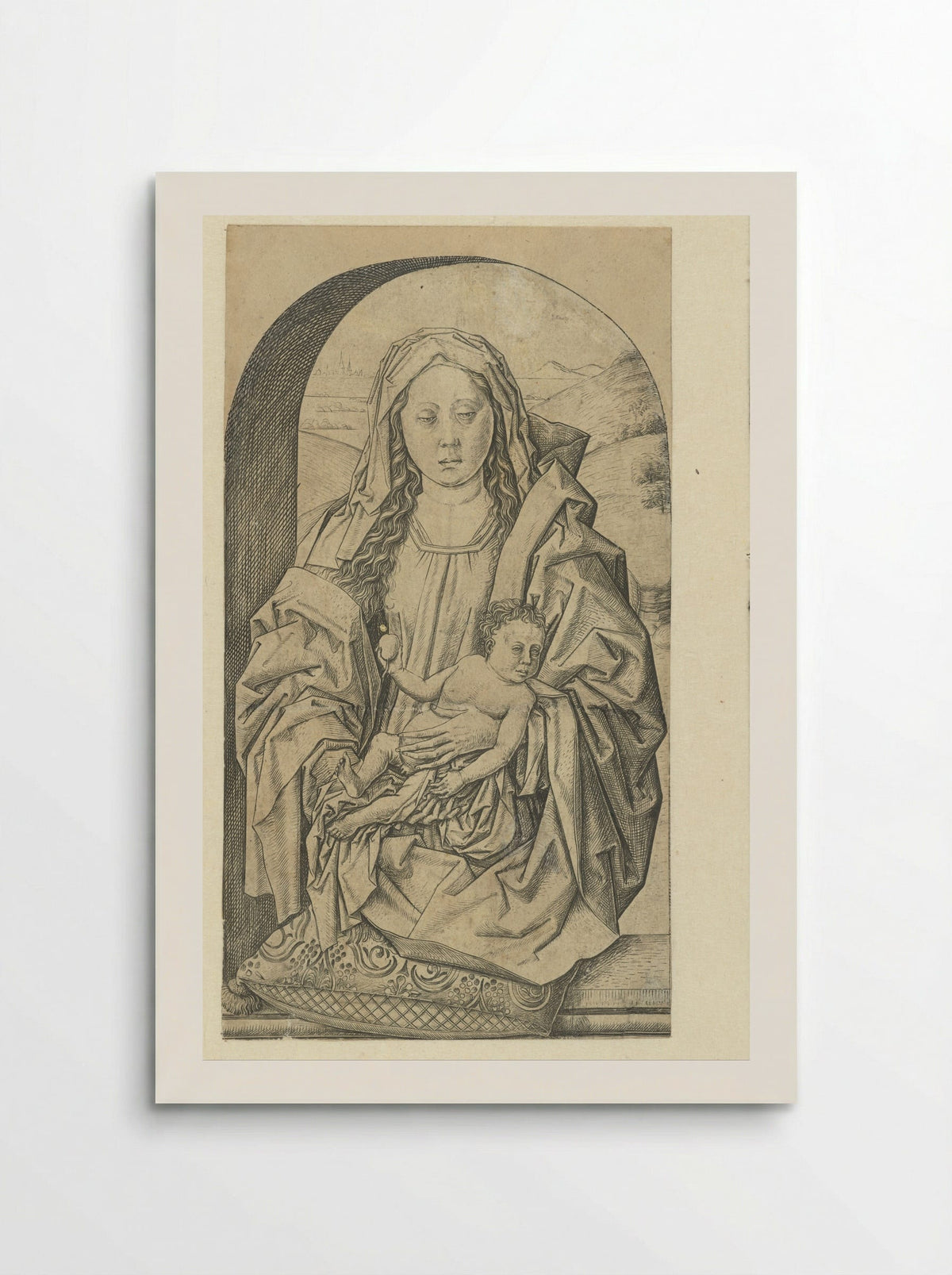 Madonna and Child with a Pear - Meester FVB - Poster