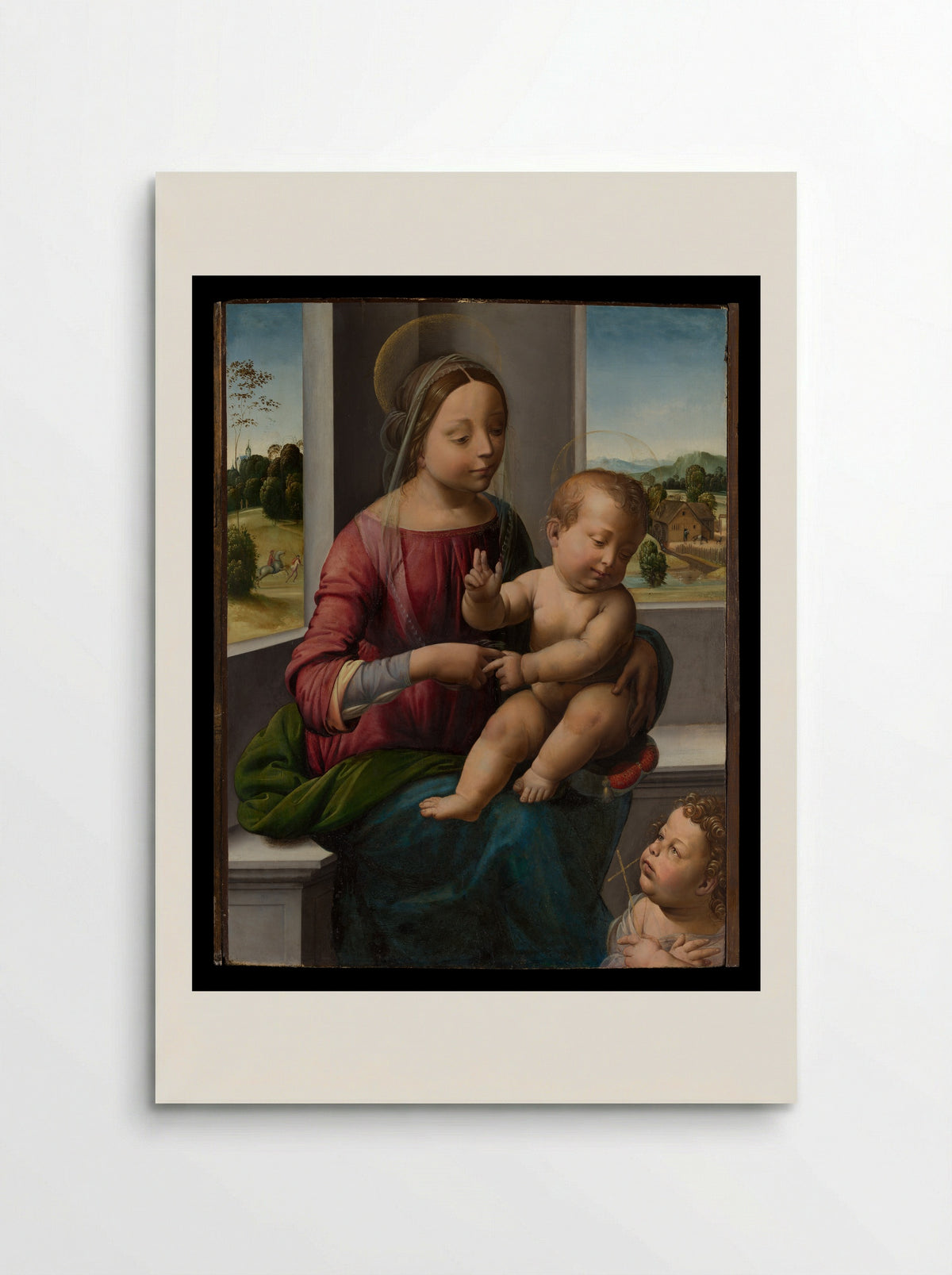 Madonna and Child with the Young Saint John the Baptist - Fra Bartolomeo - Poster
