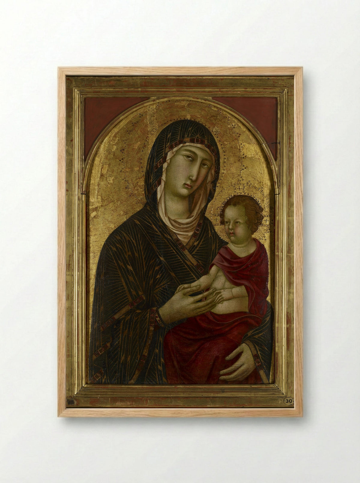 Madonna and Child - Segna di Buonaventura - Framed Print Wood