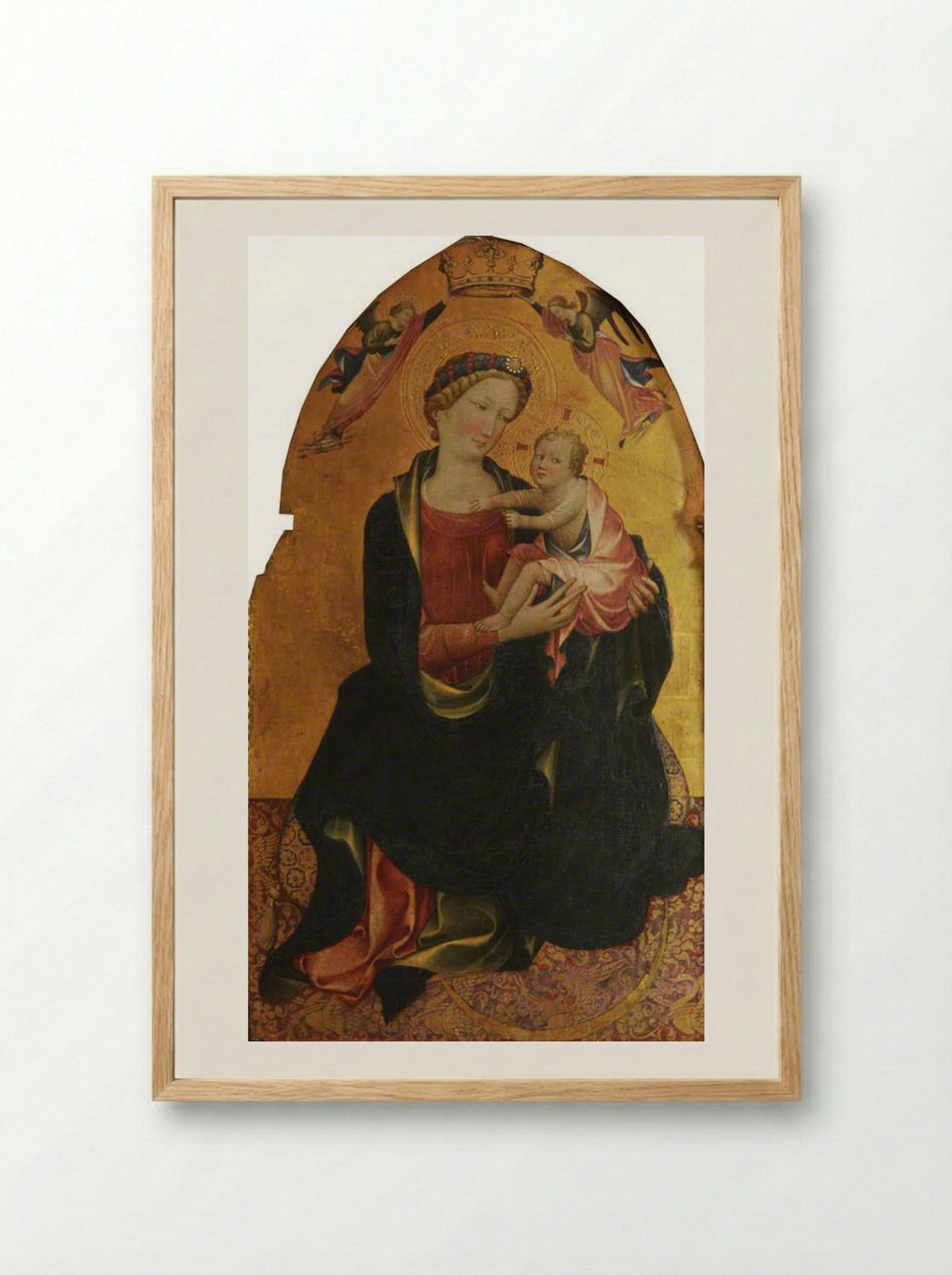 Madonna and Child - Gherardo Starnina - Framed Print Wood
