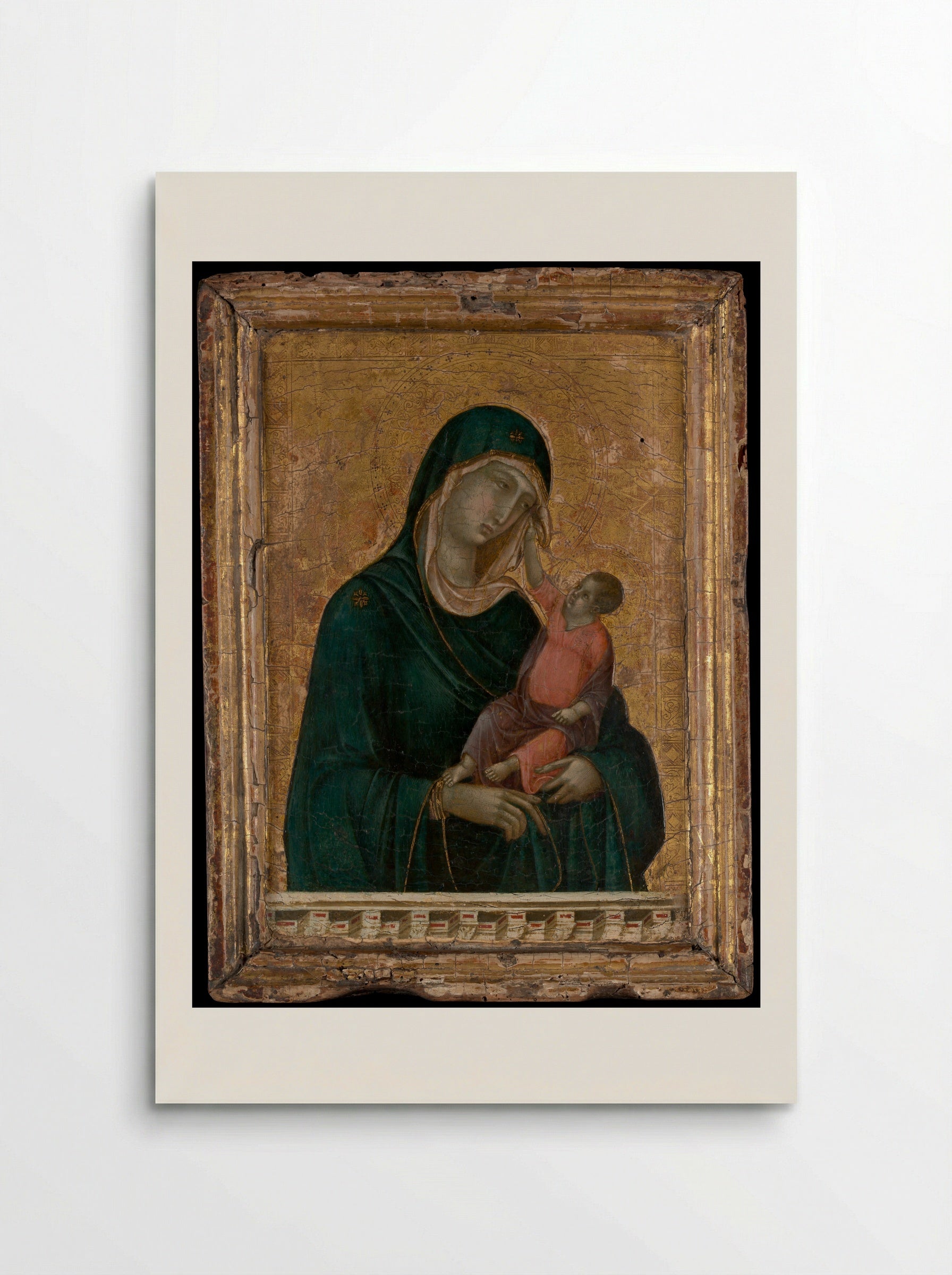 Madonna and Child - Duccio di Buoninsegna - Poster
