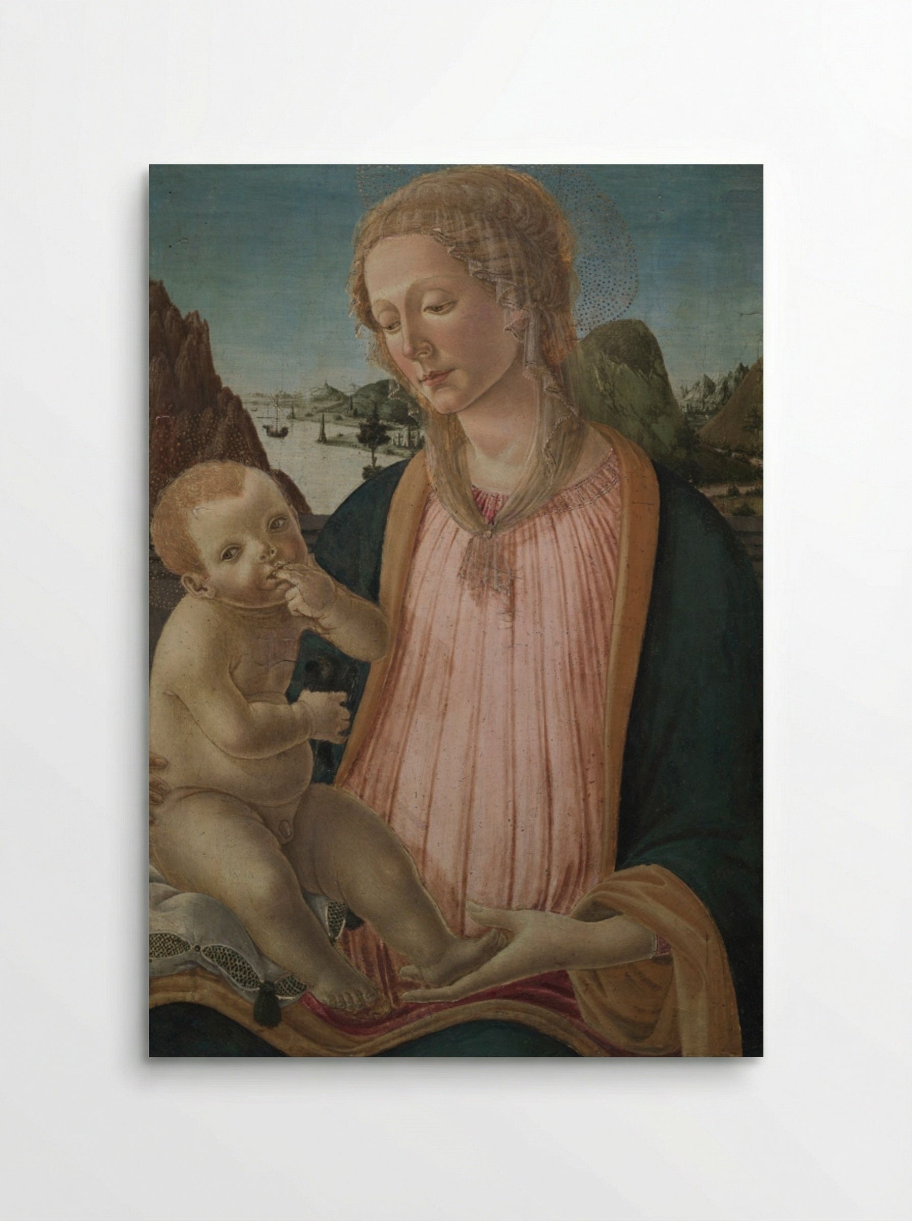 Madonna and Child - Francesco Botticini - Poster