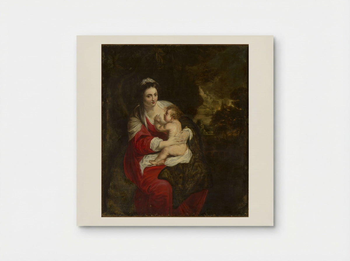 Madonna and Child - Erasmus Quellinus II - Poster