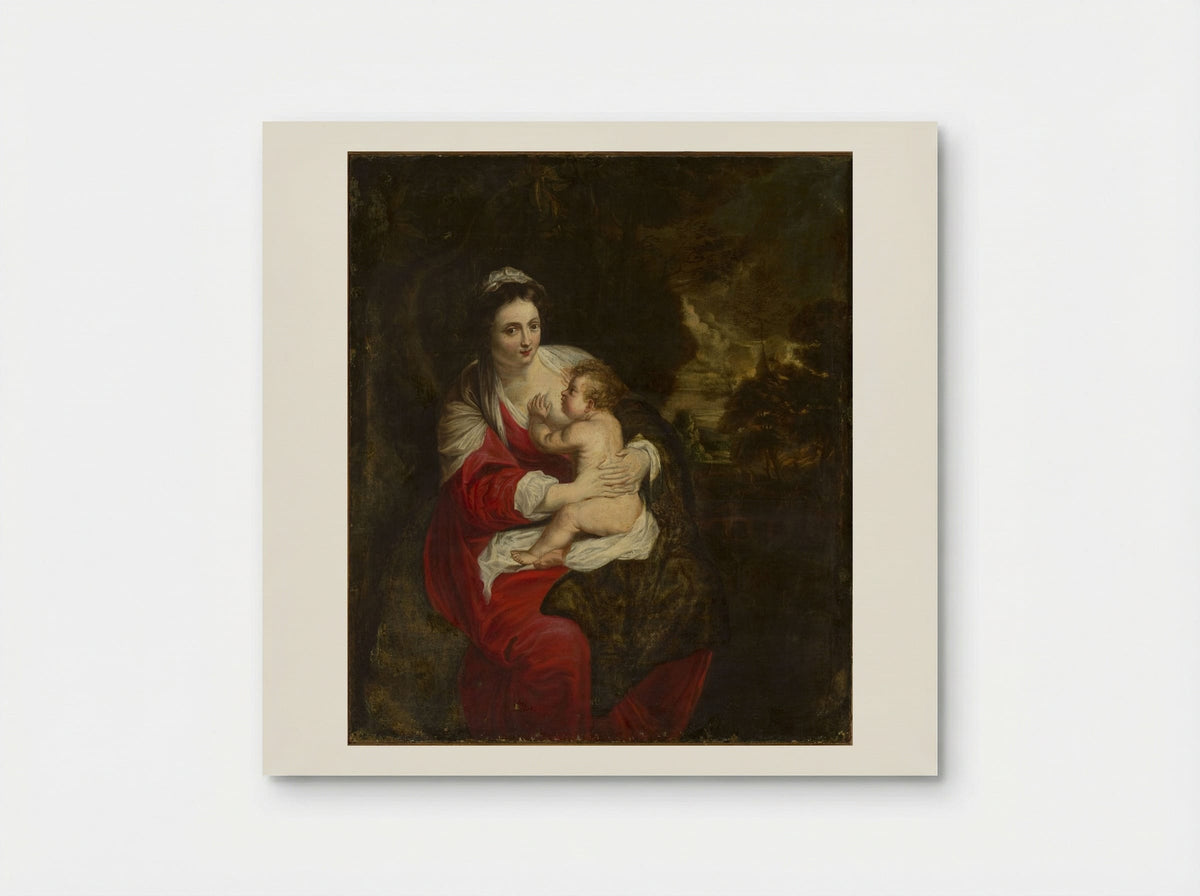 Madonna and Child - Erasmus Quellinus II - Poster
