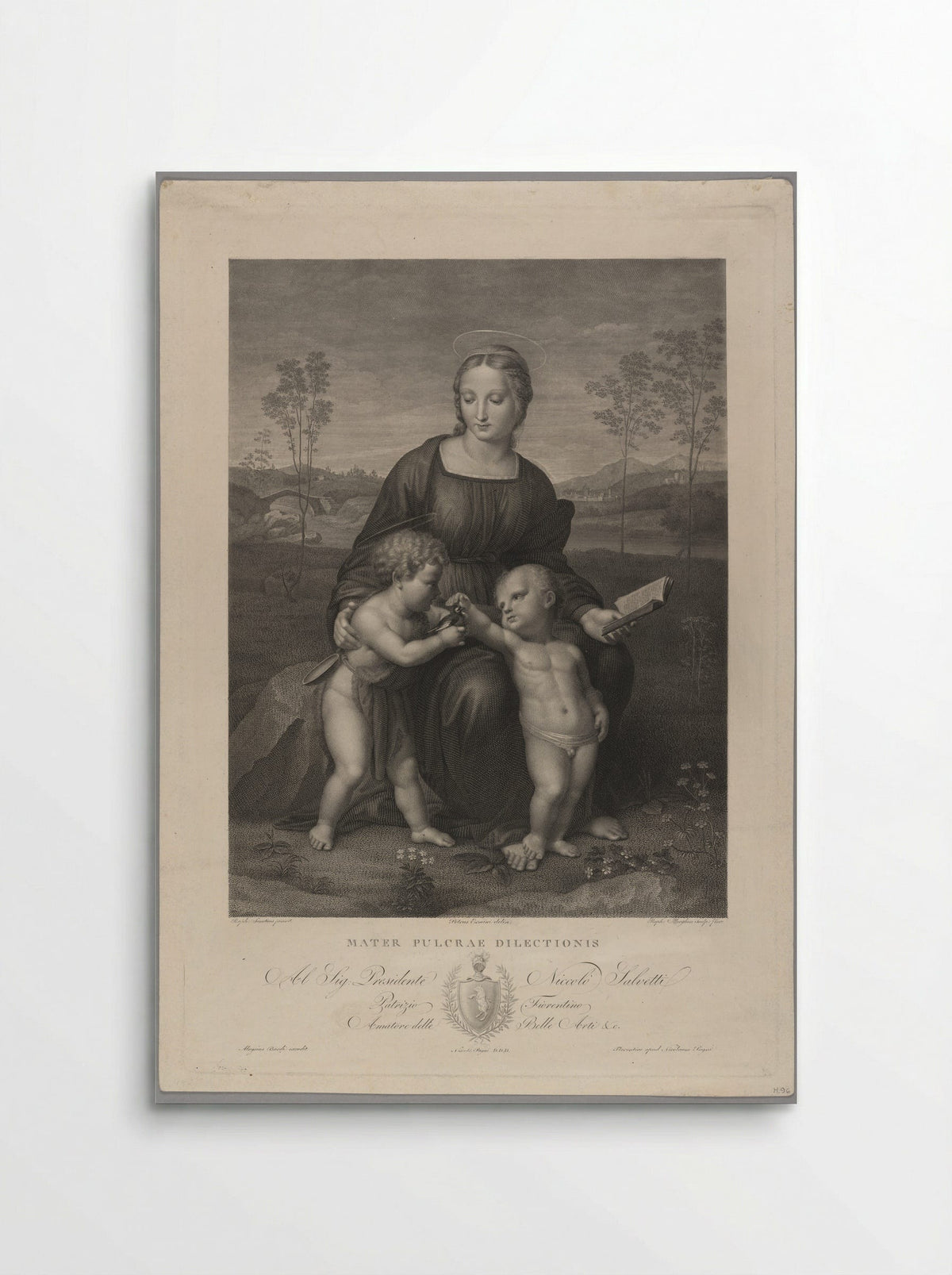 Madonna of the Goldfinch - Raphael Morghen - Poster