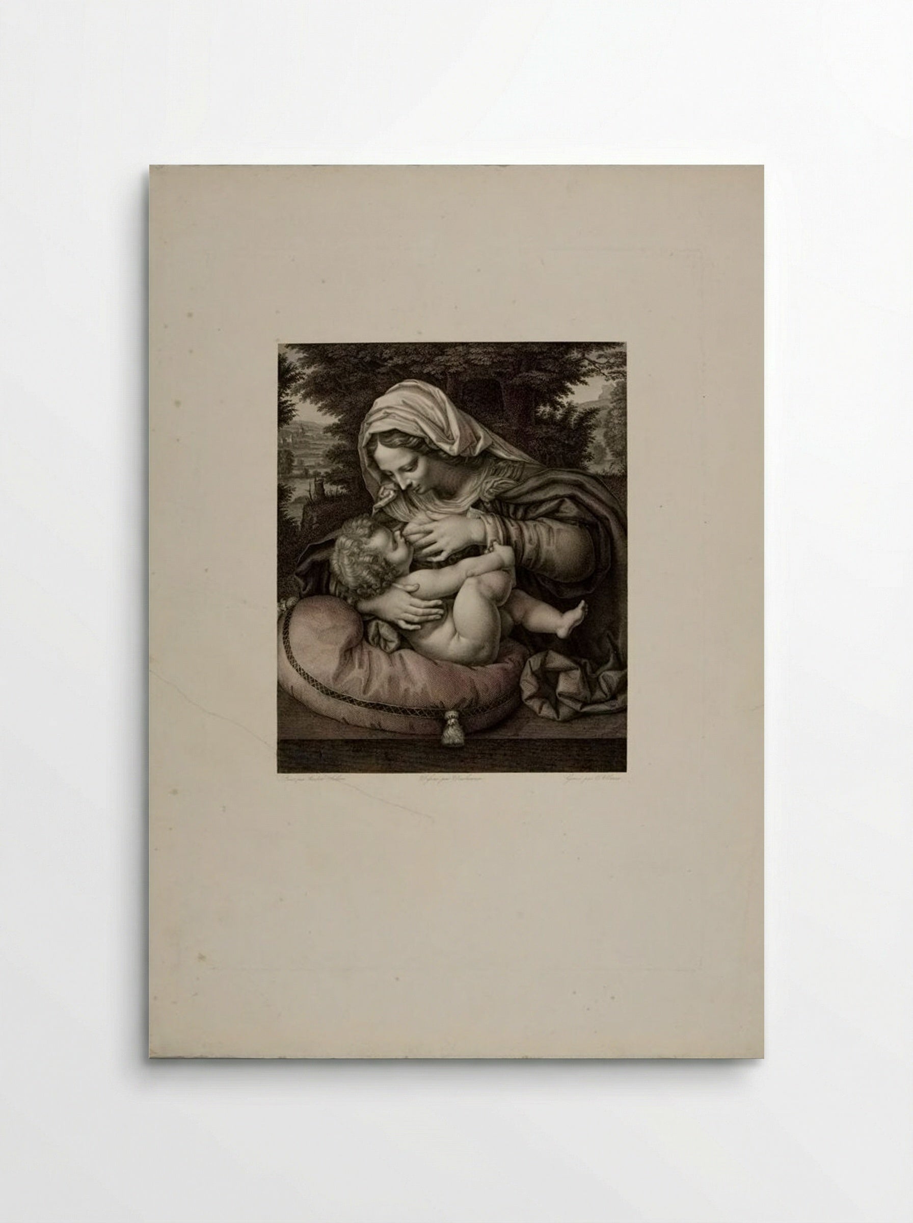 Madonna of the Green Cushion - Johann Conrad Ulmer - Poster