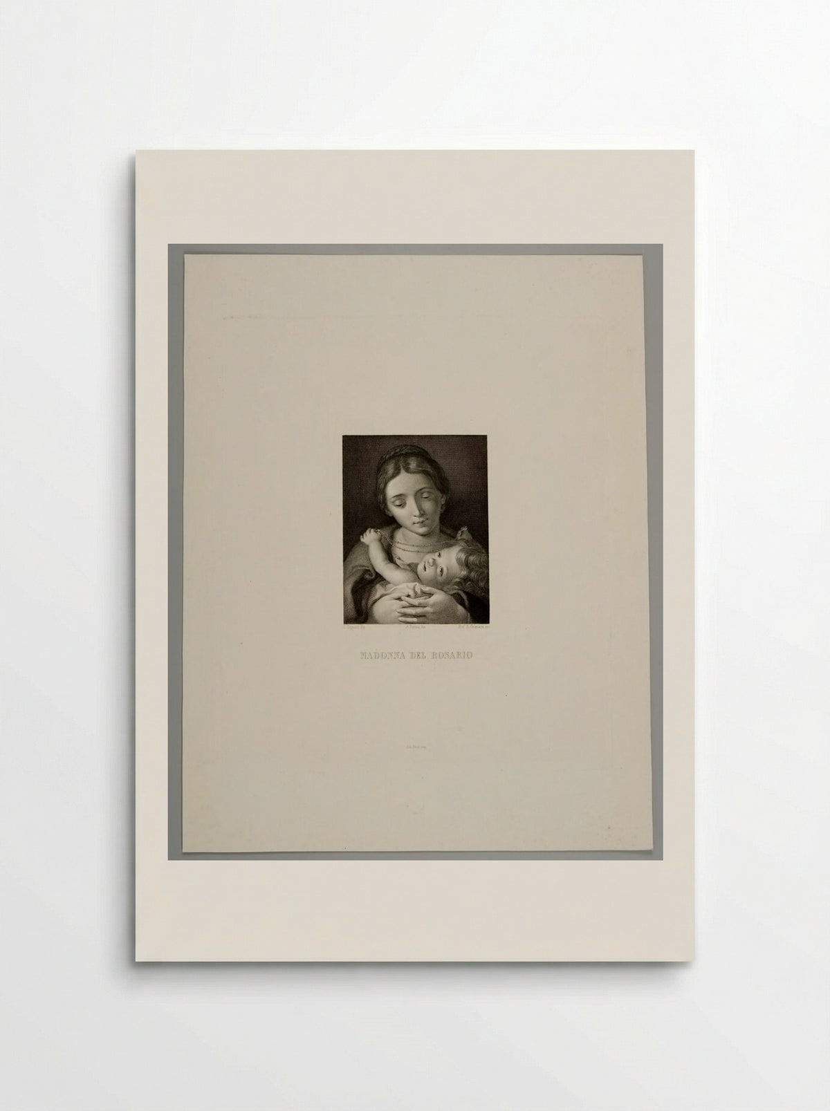 Madonna of the Rosary - Raffaelle Granara - Poster