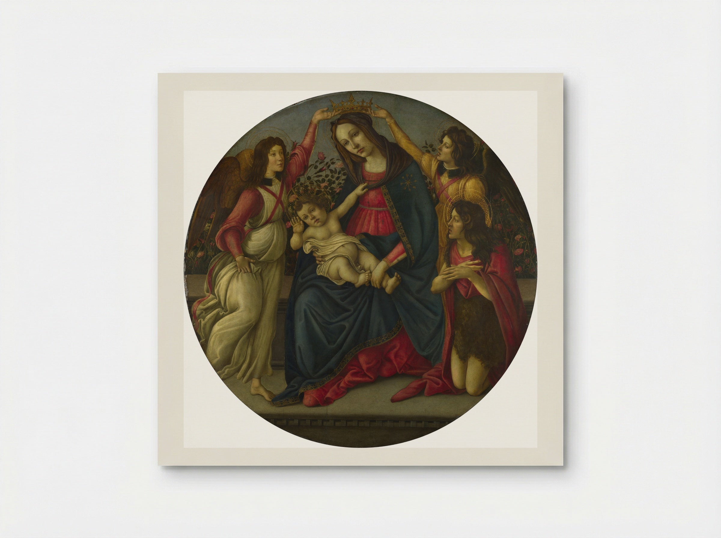 Madonna of the Rose Garden - Sandro Botticelli - Poster