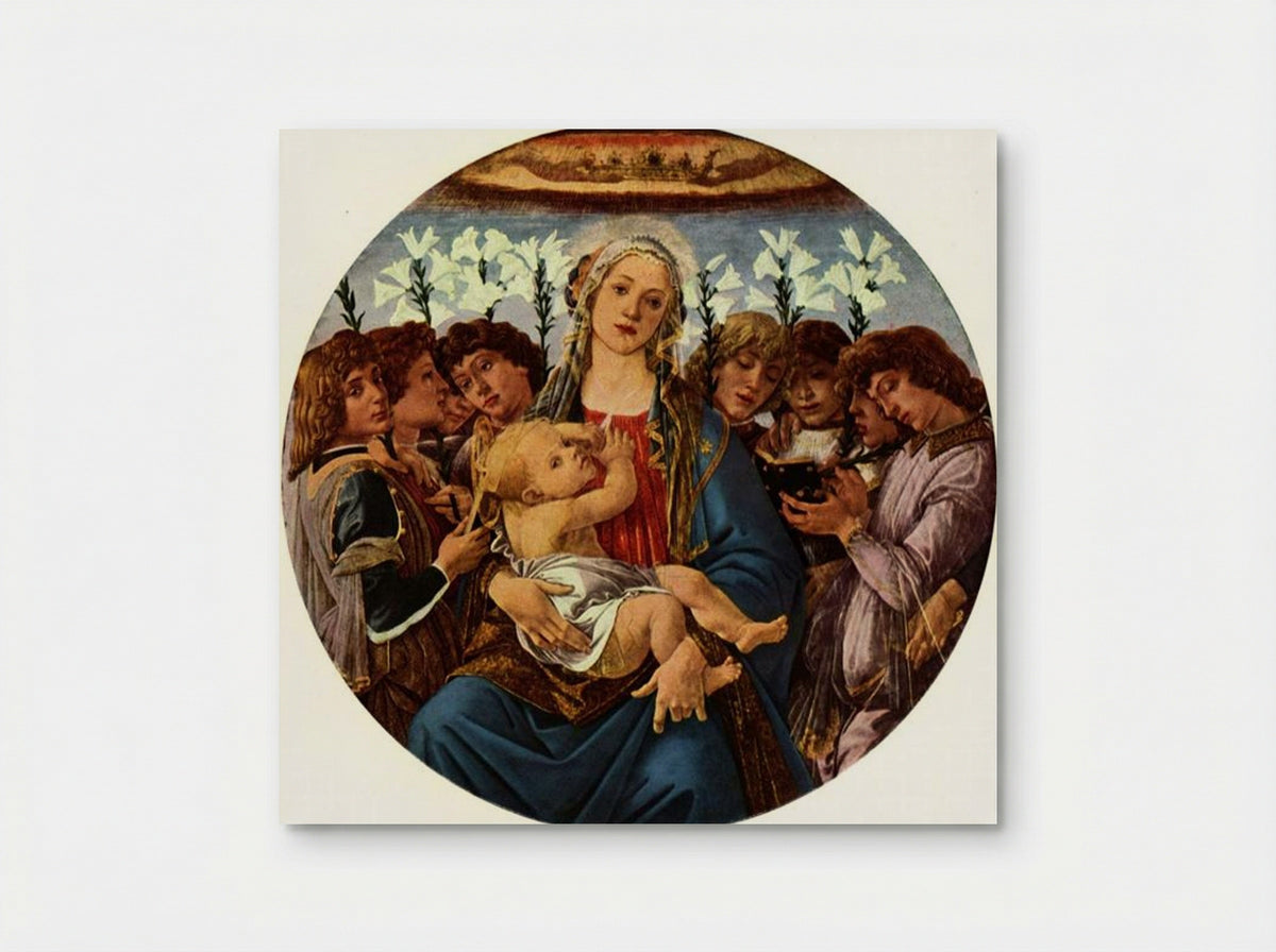 Madonna with Child and Singing Angels - Sandro Botticelli - Poster