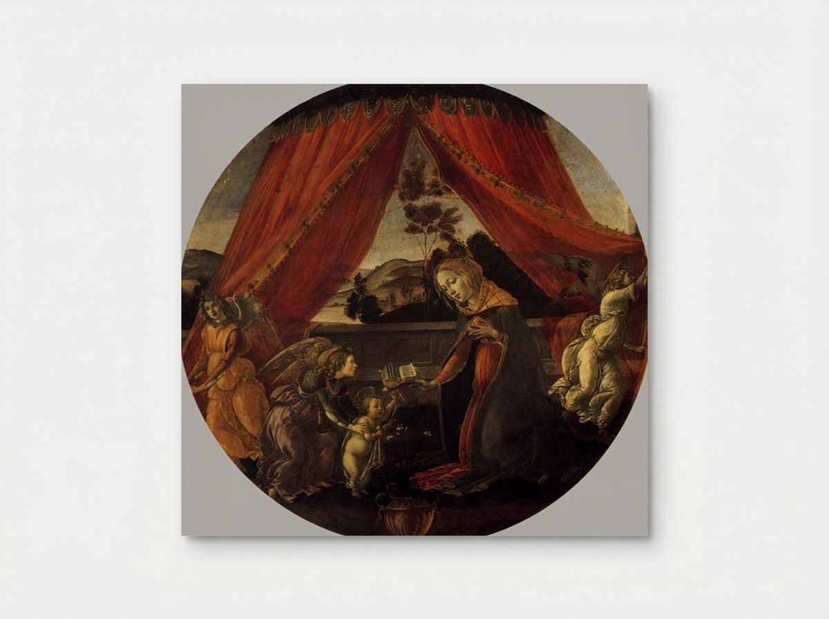 Madonna with Child and Three Angels - Sandro Botticelli - Poster