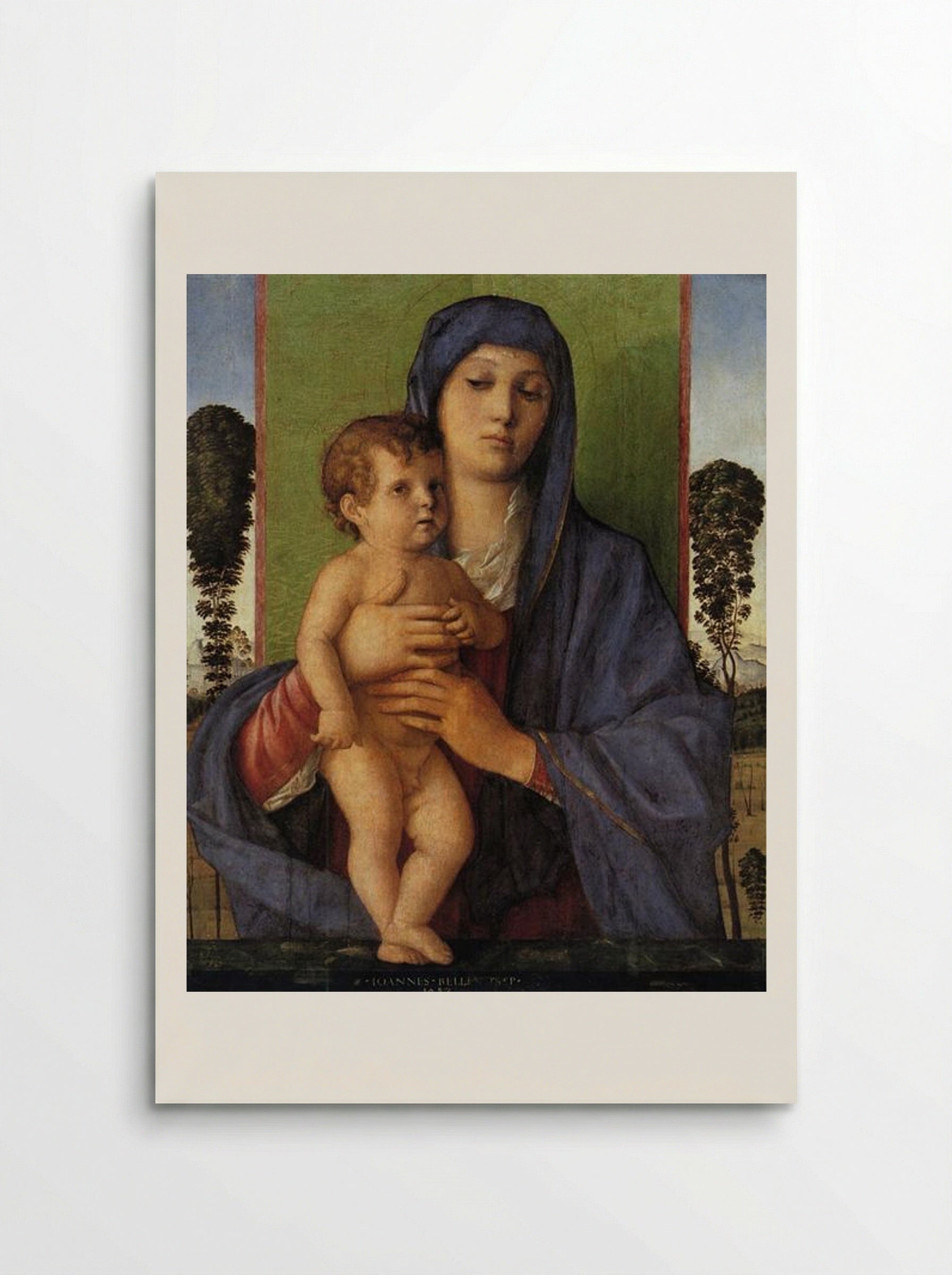Madonna with Trees - Giovanni Bellini - Poster