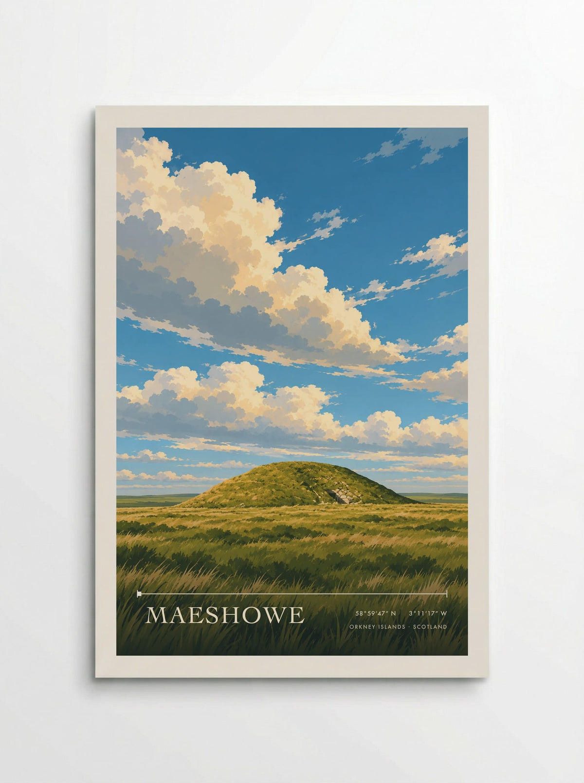 Maeshowe, Orkney Islands | Travel Poster - Poster