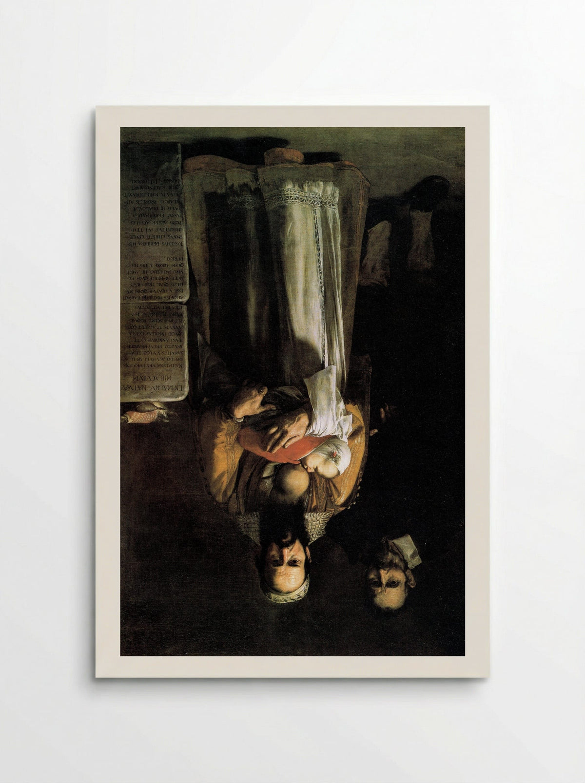Magdalena Ventura with Her Husband and Son - Jusepe de Ribera - Poster