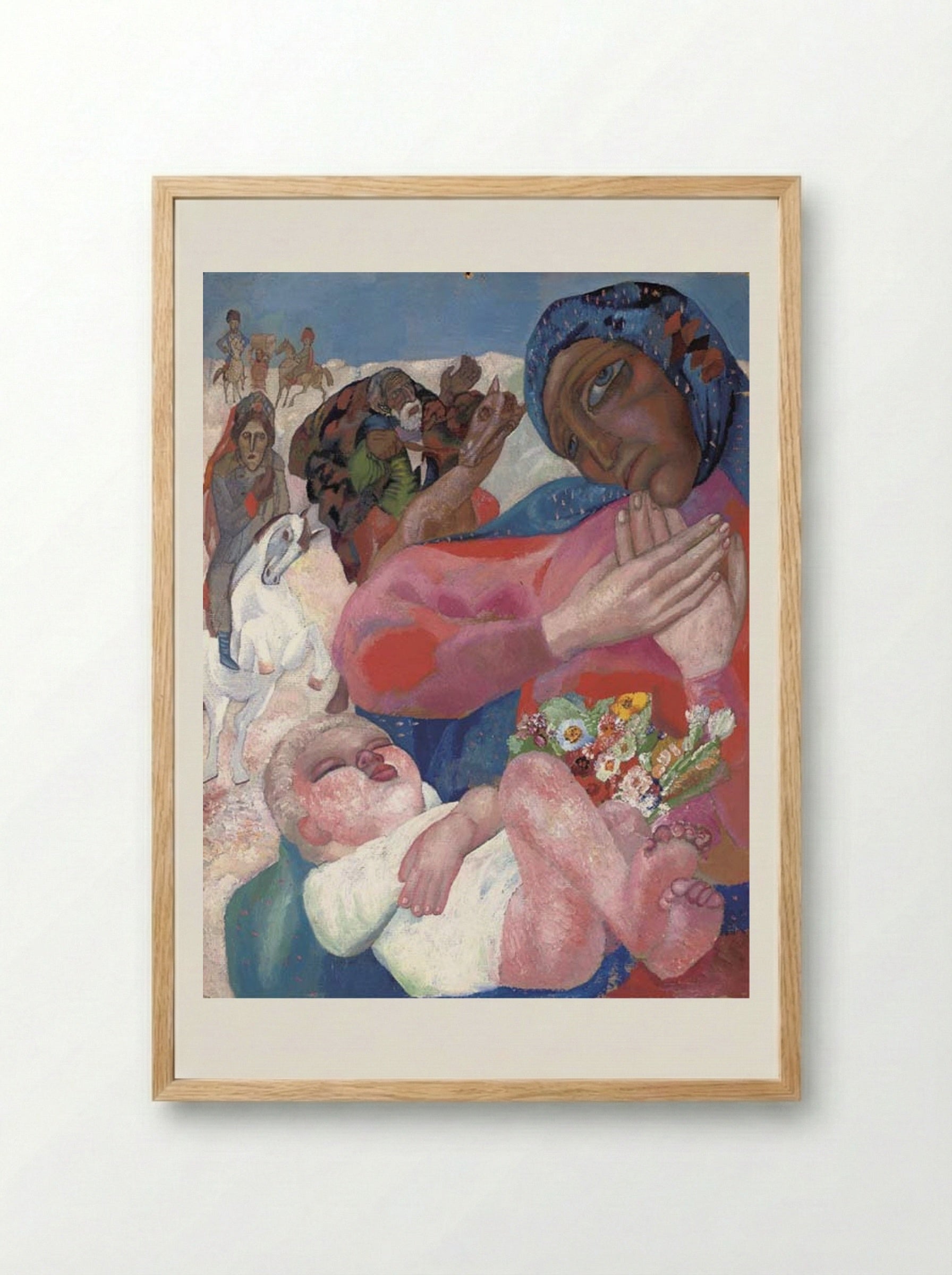 Magi - Pavel Filonov - Framed Print Wood