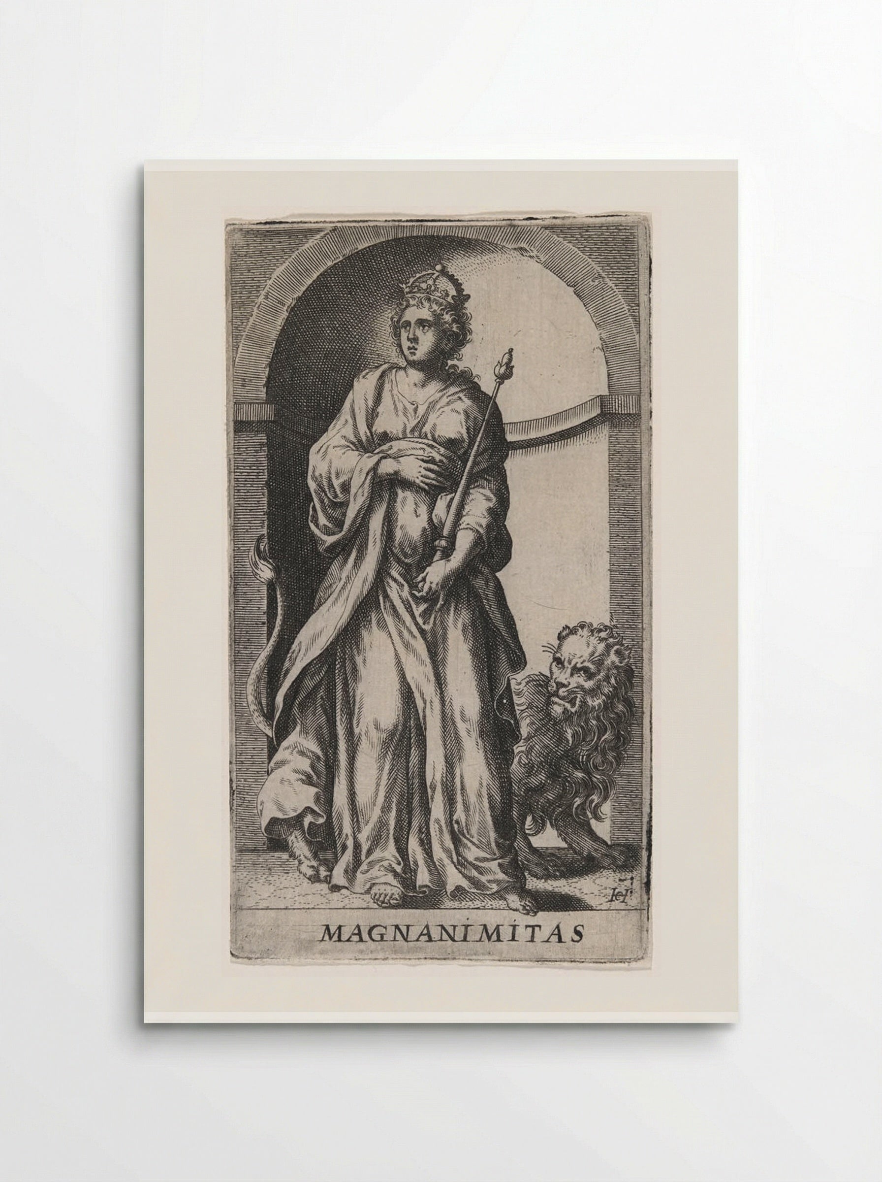 Magnanimitas - Hans Collaert the Elder - Poster