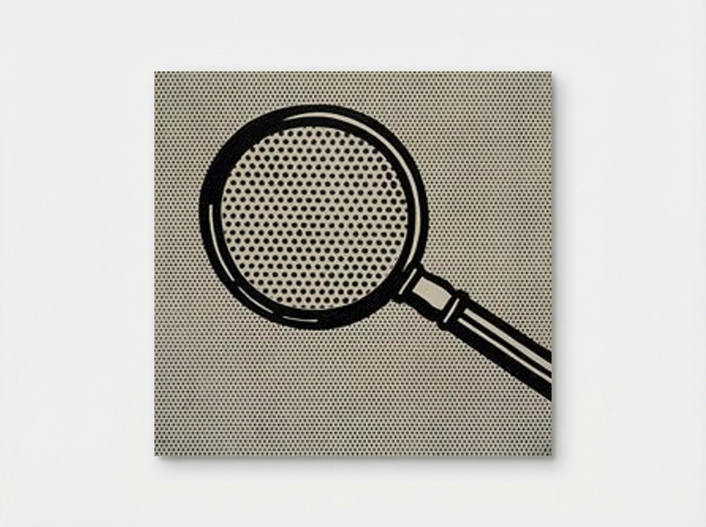 Magnifying Glass - Roy Lichtenstein - Poster
