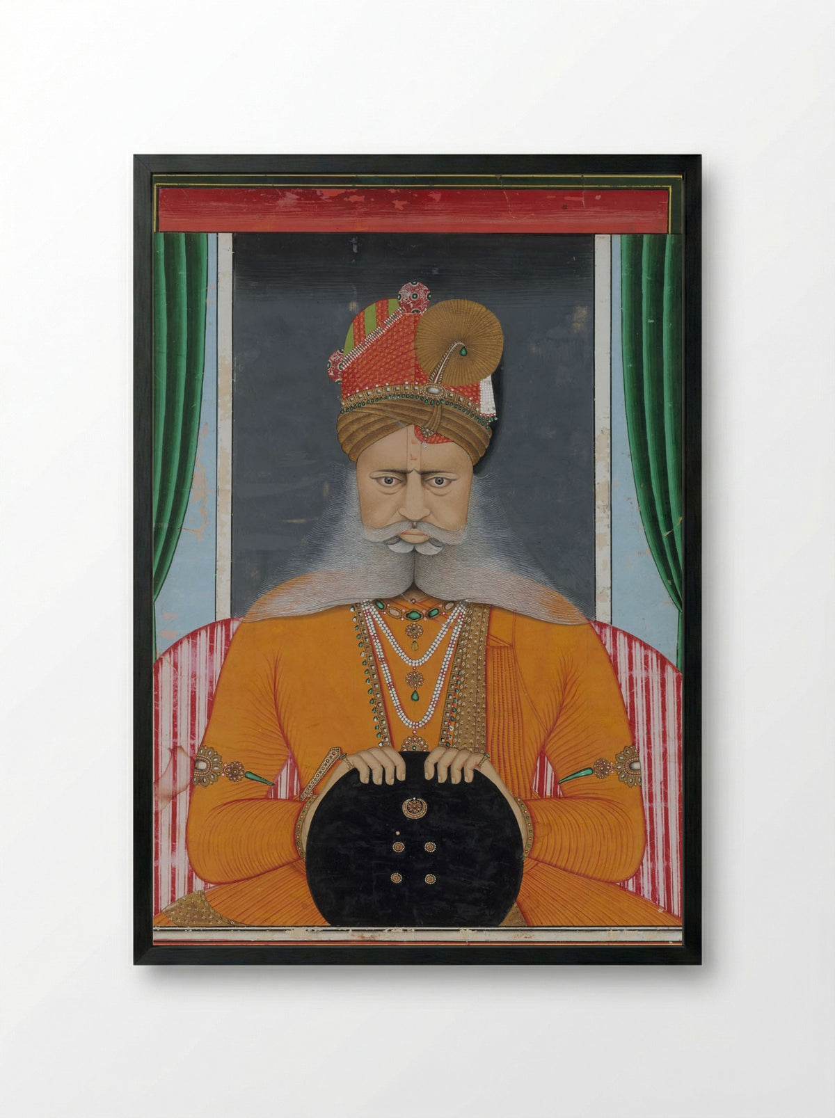 Maharaja Sardar Singh of Bikaner - Chotu - Framed Print Black