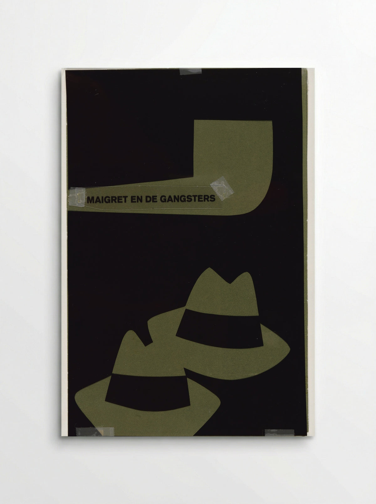 Maigret en de gangsters (Book Cover Design) - Dick Bruna - Poster