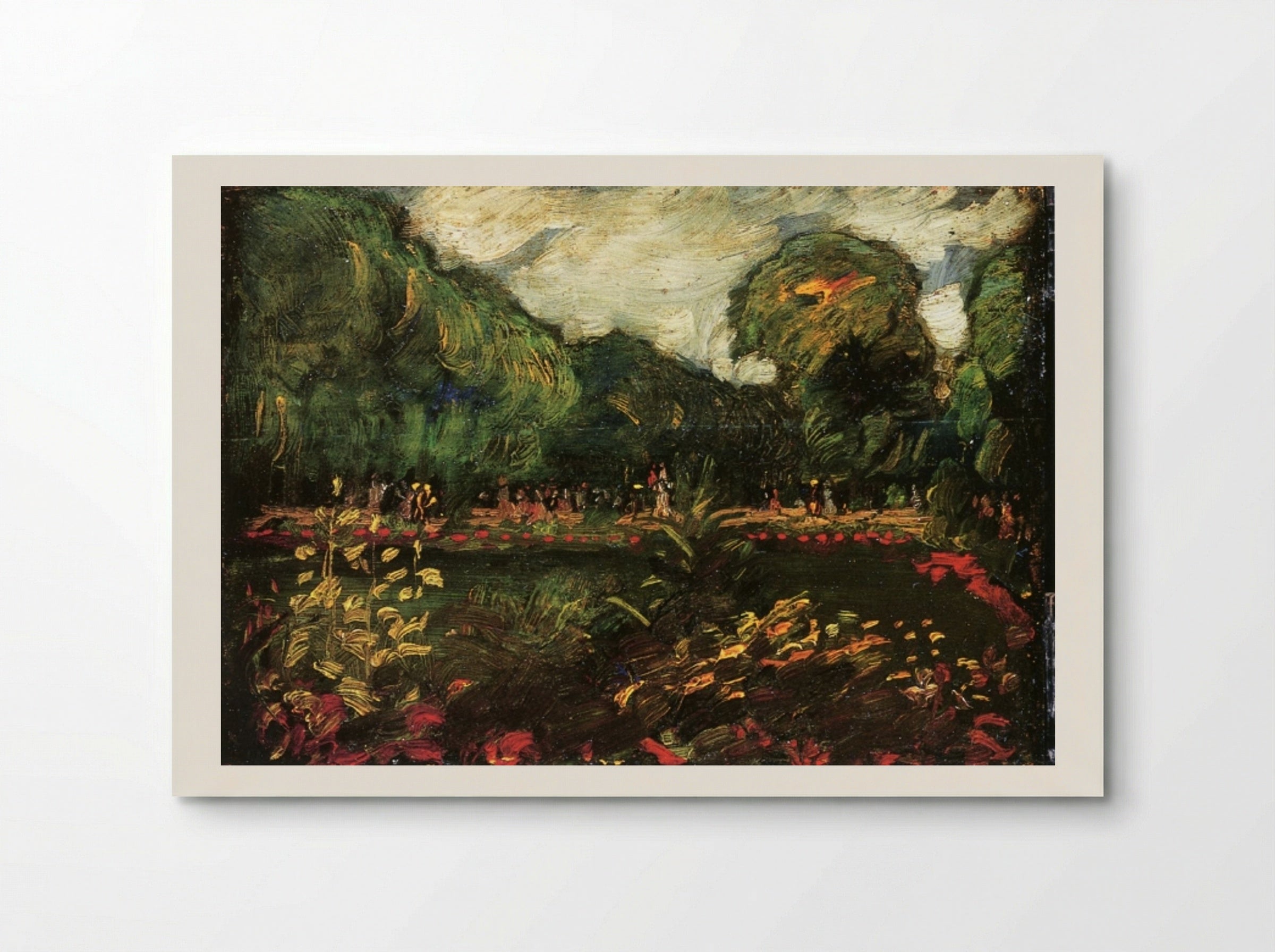 Main Entrance, Luxembourg Garden, Paris - George Luks - Poster