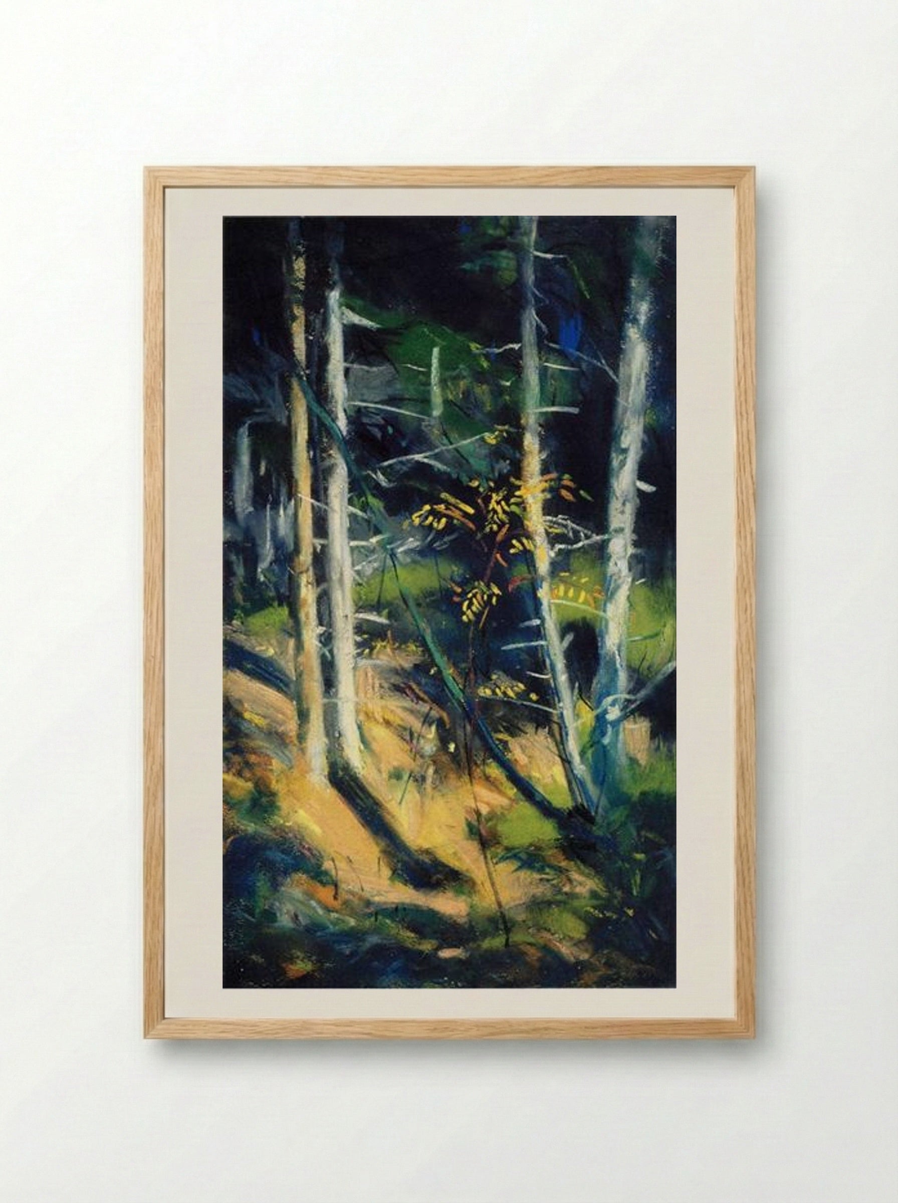 Maine Landscape - Robert Henri - Framed Print Wood