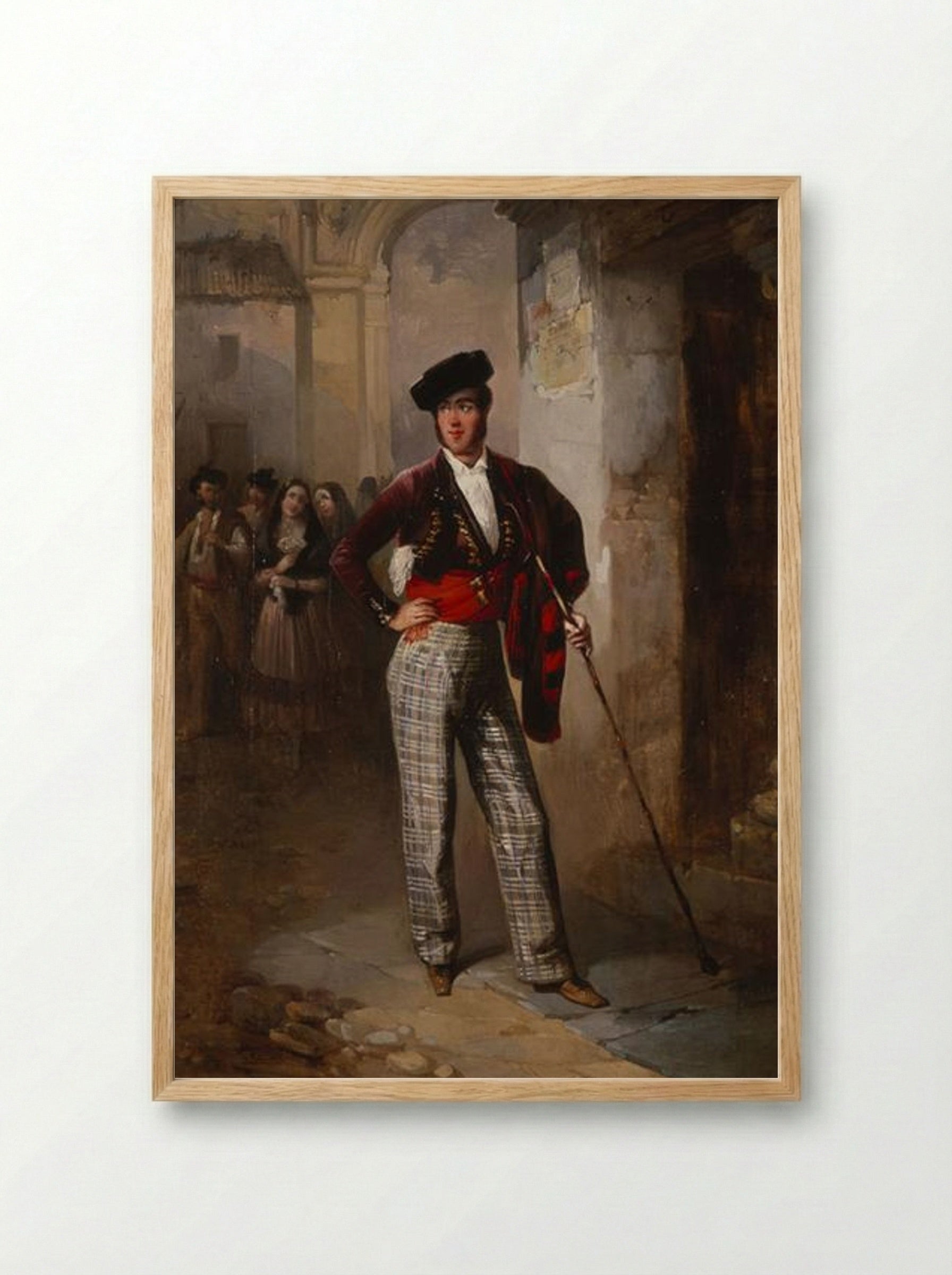 Majo - Manuel Rodríguez de Guzmán - Framed Print Wood