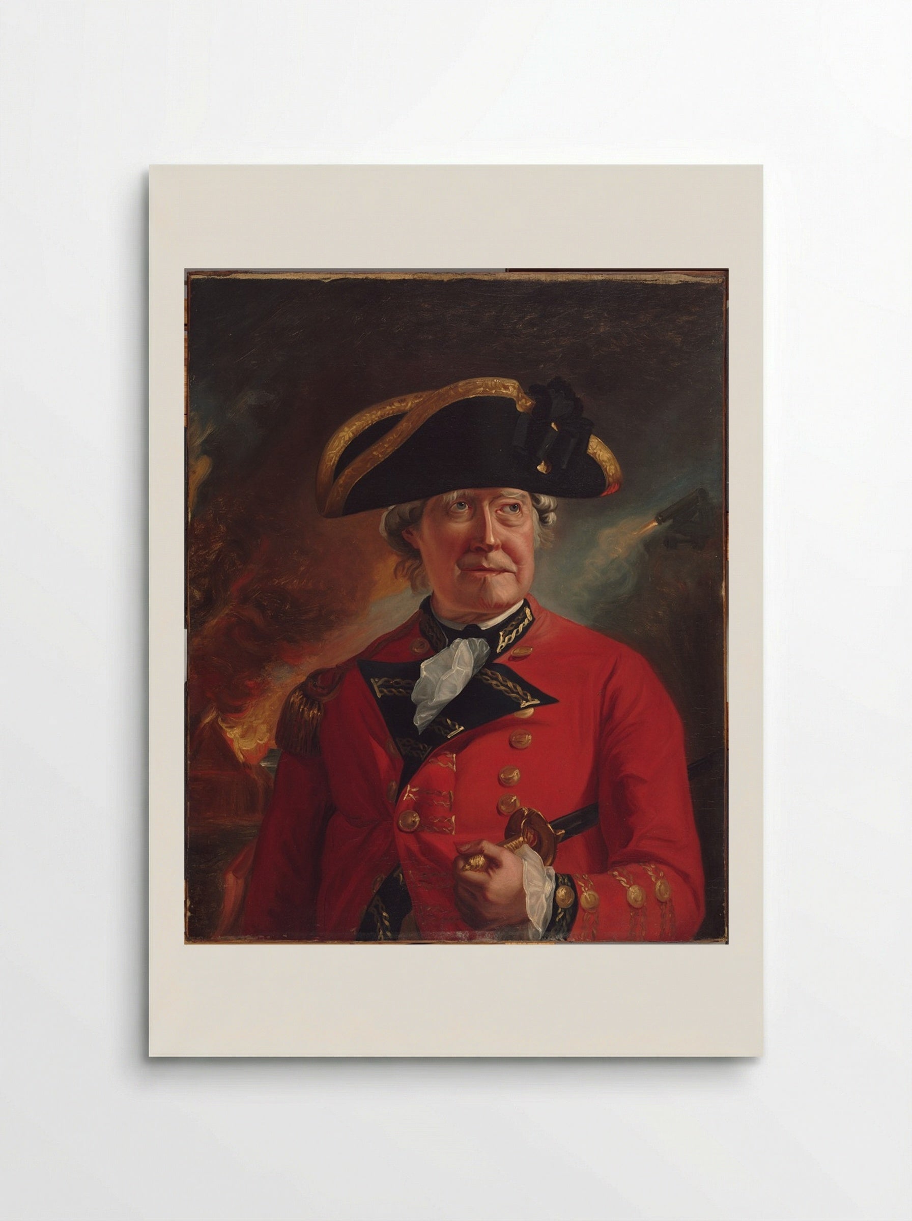 Major General August de la Motte - John Singleton Copley - Poster