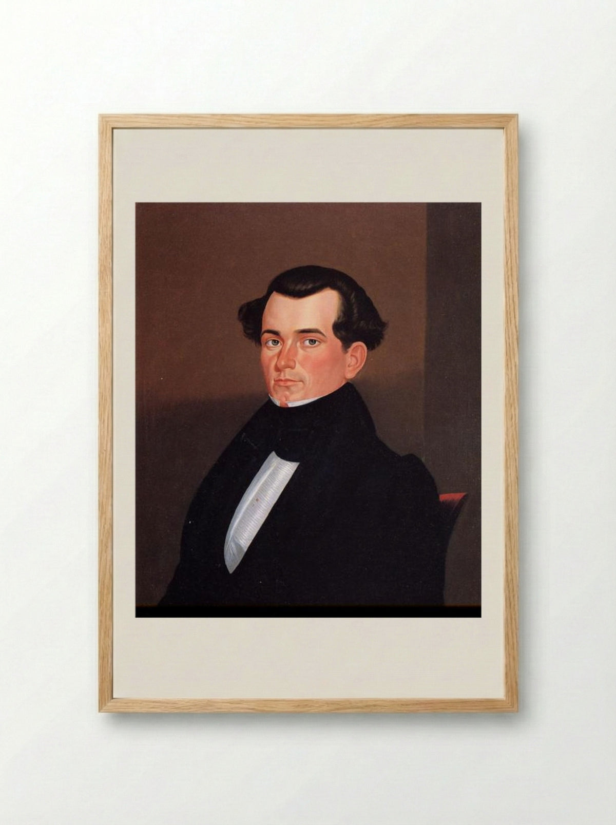 Major James Sidney Rollins - George Caleb Bingham - Framed Print Wood