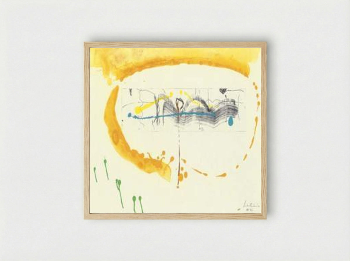 Making Music - Helen Frankenthaler - Framed Print Wood