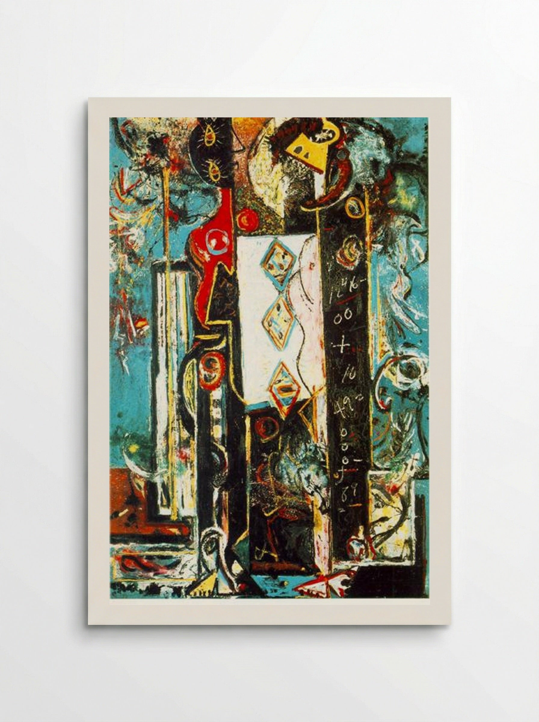 Male and Female - Jackson Pollock - Poster