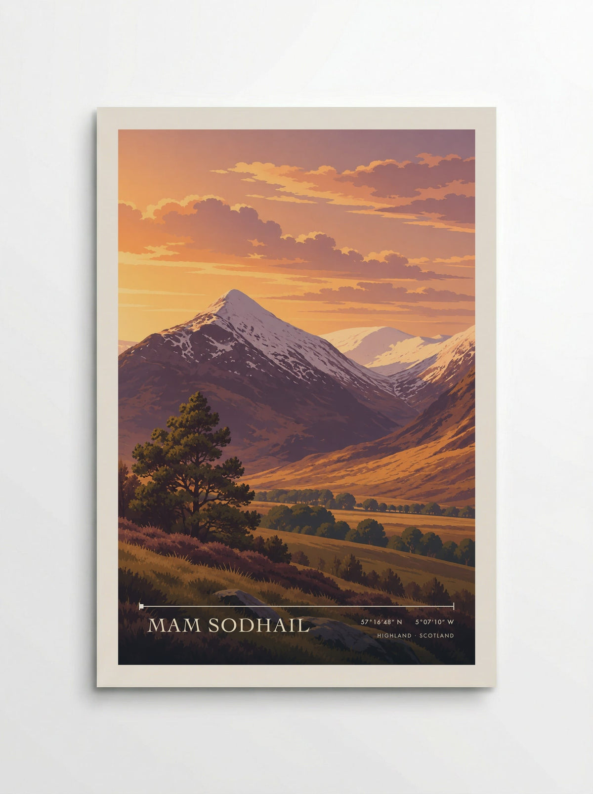 Mam Sodhail, Highland | Travel Poster - Poster