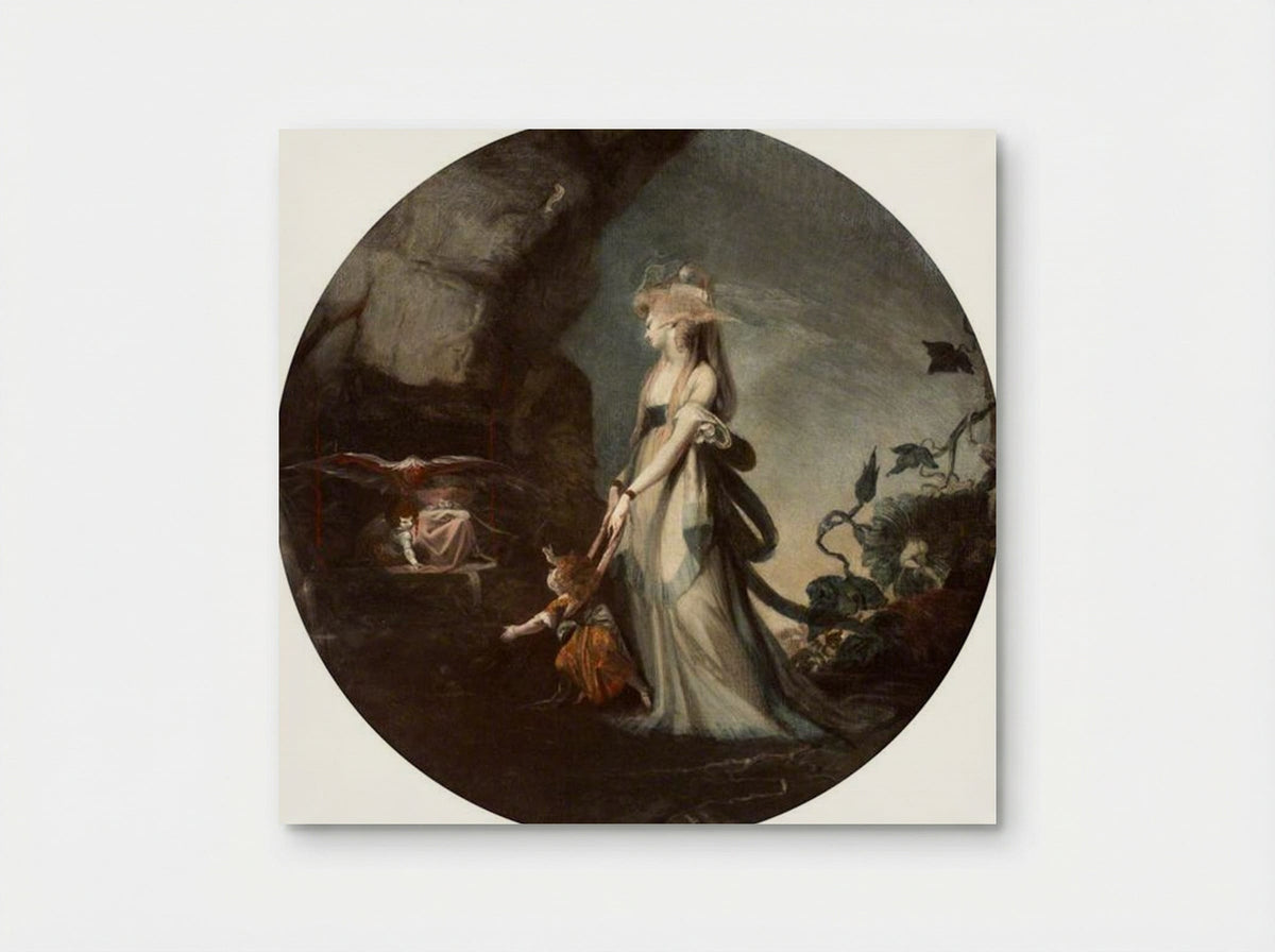Mamillius Conjuring up Sprites and Goblins for His Mother, Hermione - Henry Fuseli - Poster