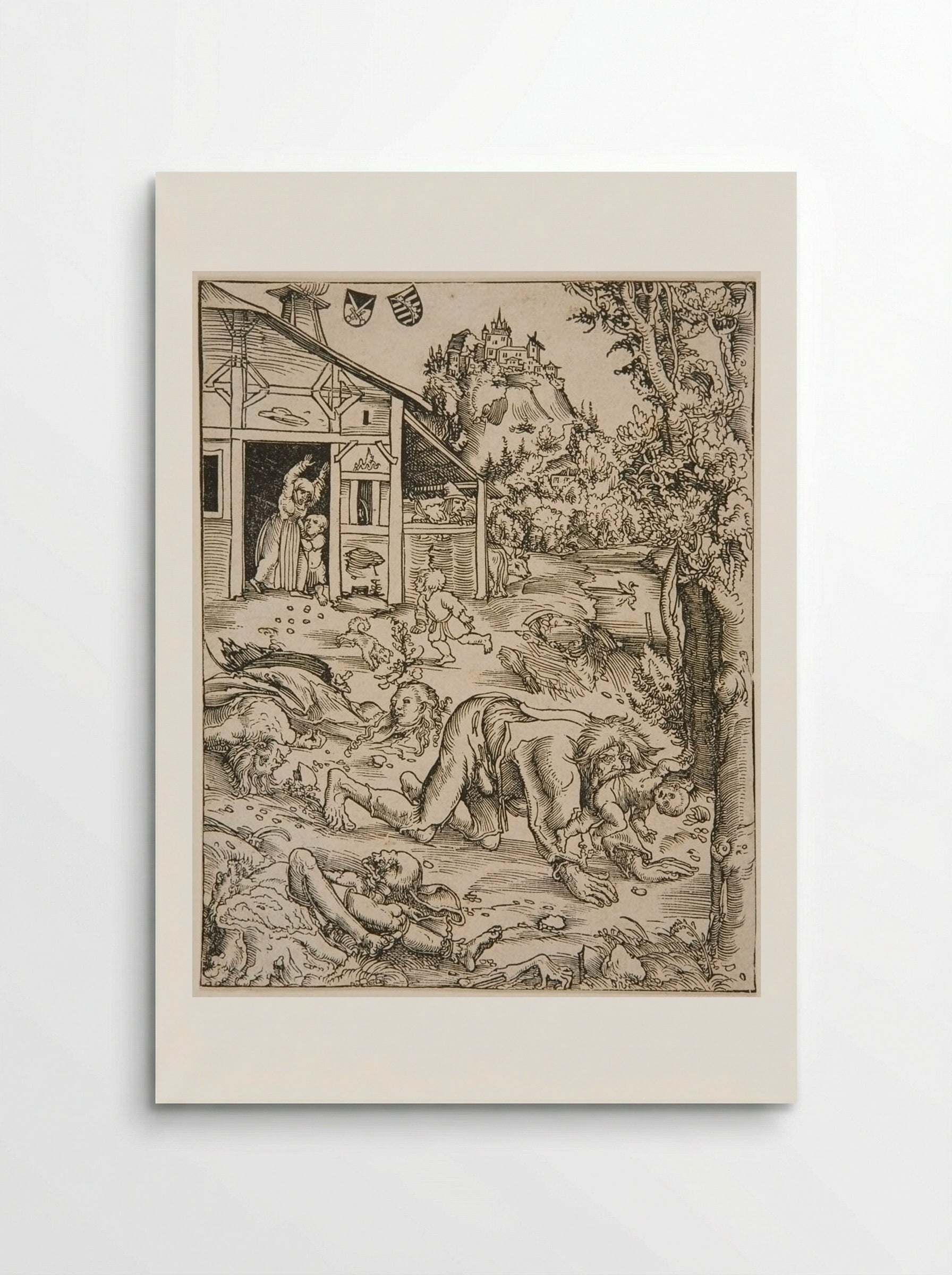 Man-Eater - Lucas Cranach the Elder - Poster