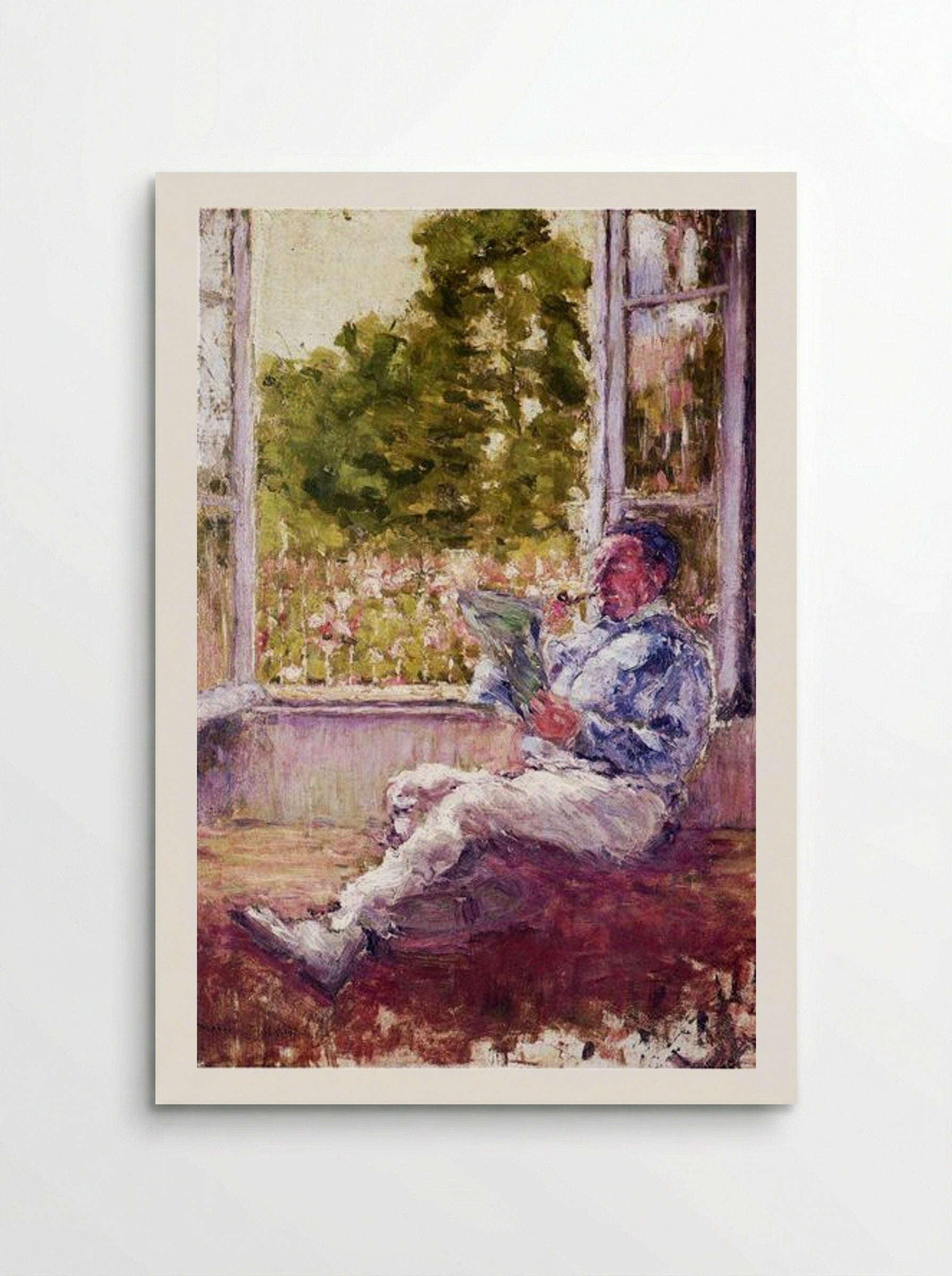 Man Seated by a Window - Marcel Duchamp - Poster