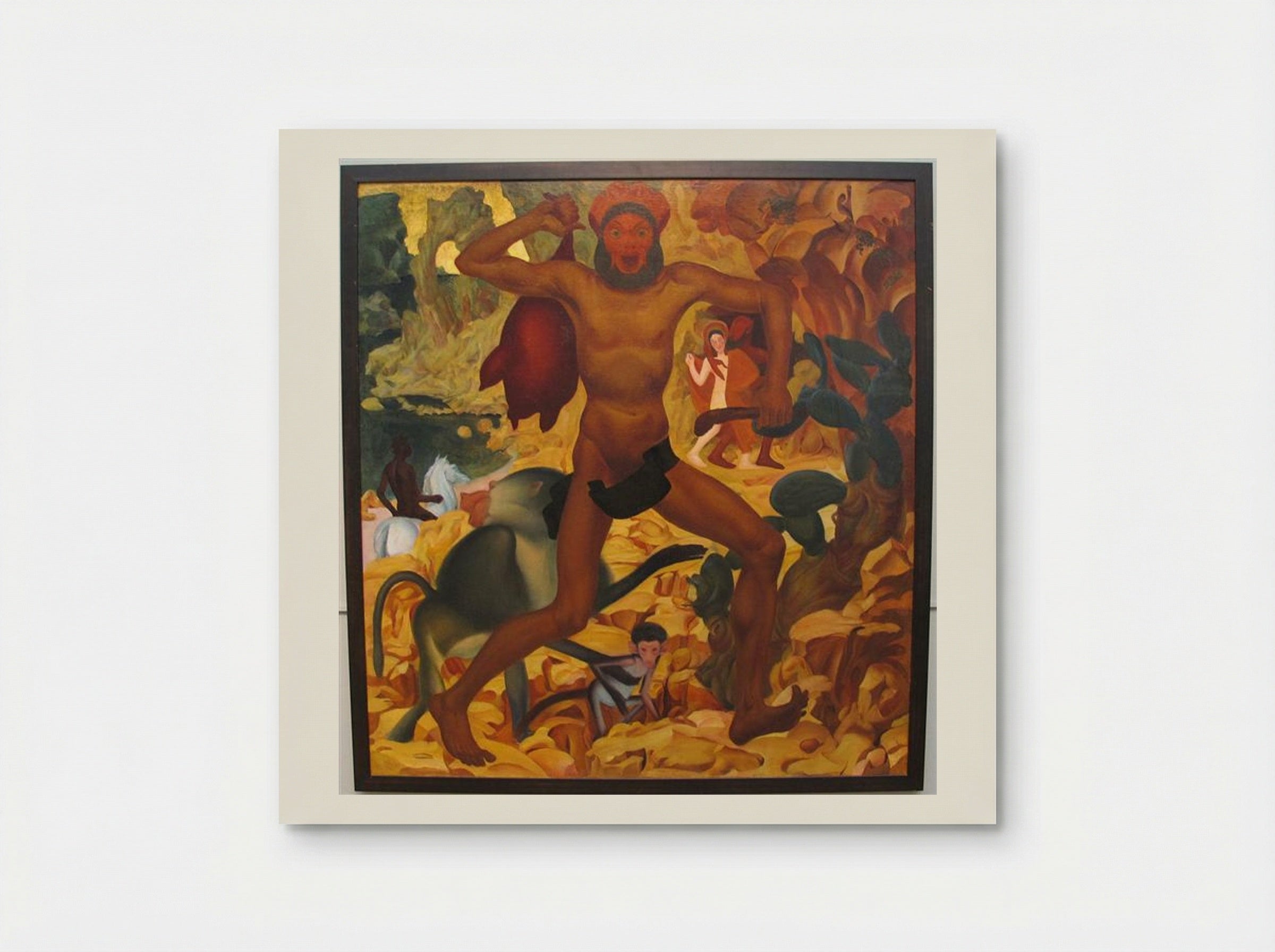 Man With a Monkey - Alexandre Jacovleff - Poster