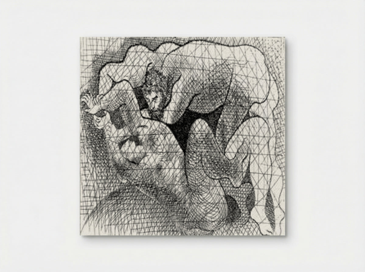 Man and Woman - Pablo Picasso - Poster