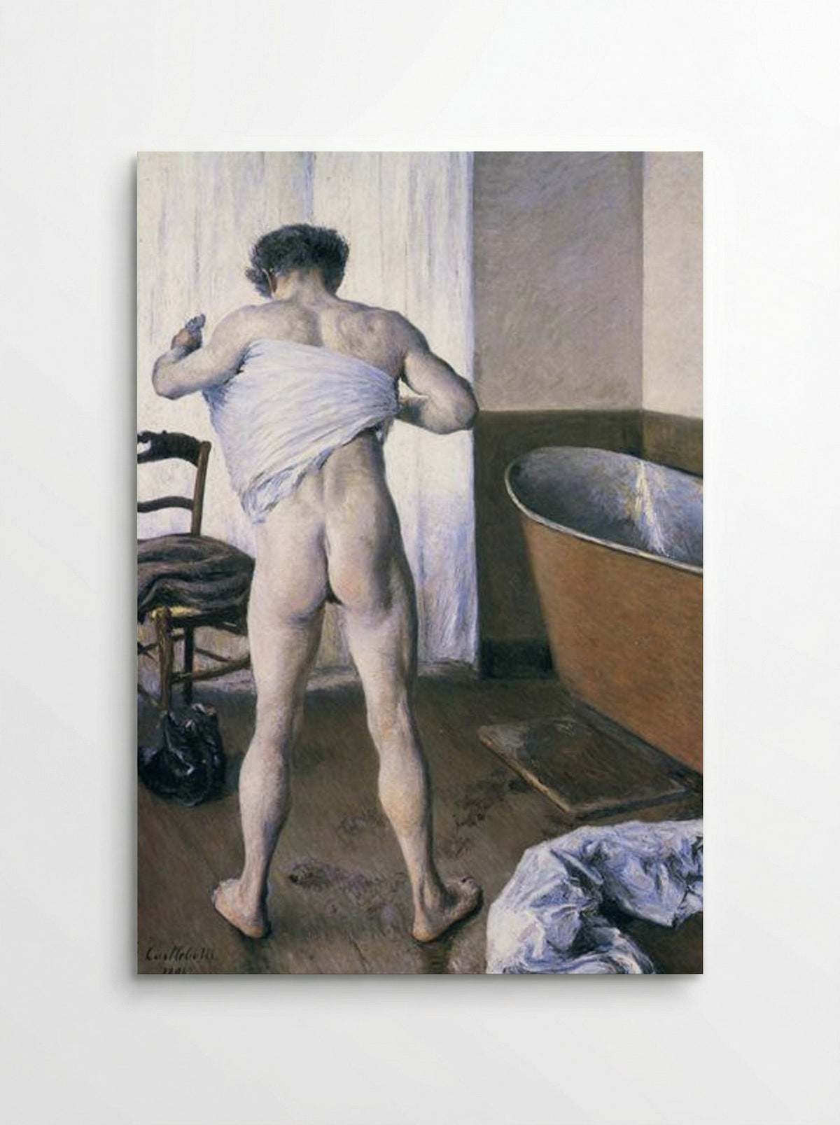 Man at His Bath - Gustave Caillebotte - Poster