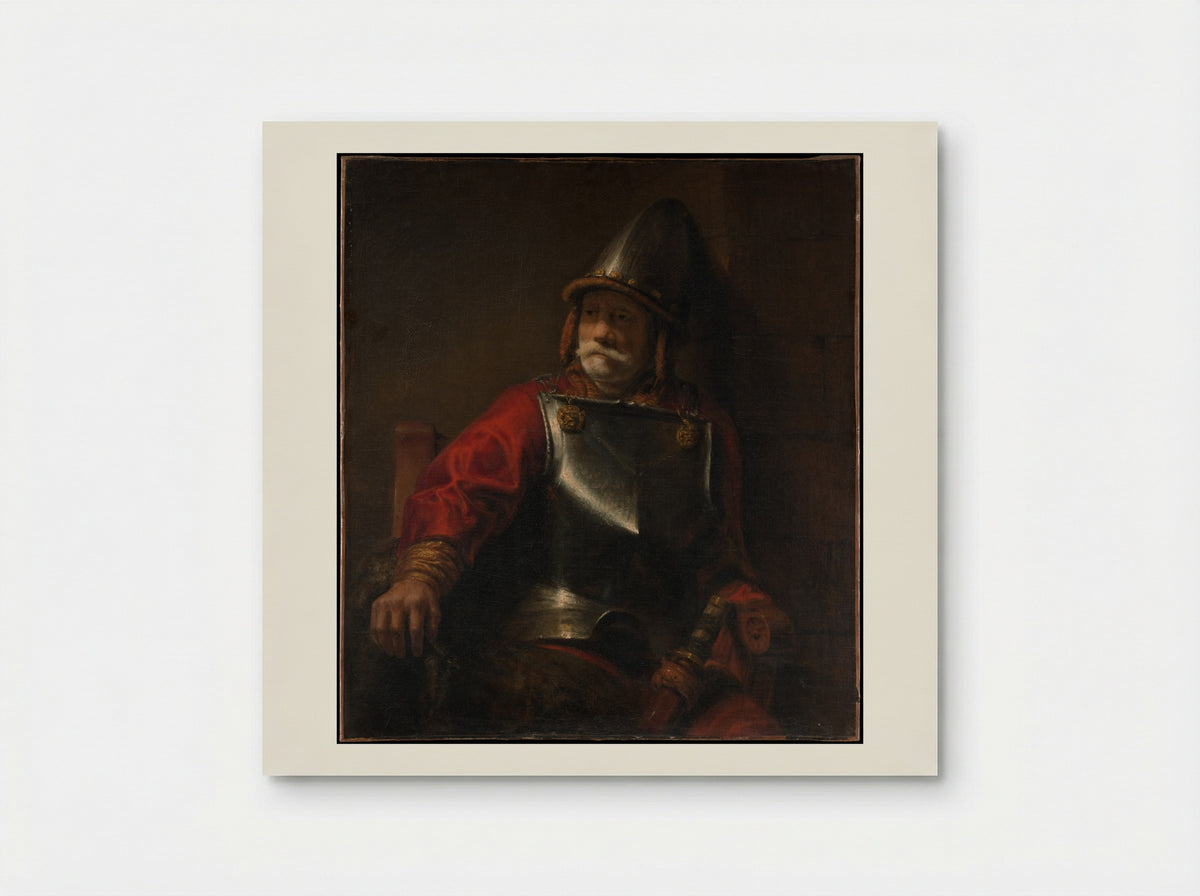 Man in Armor (Mars?) - Rembrandt van Rijn - Poster