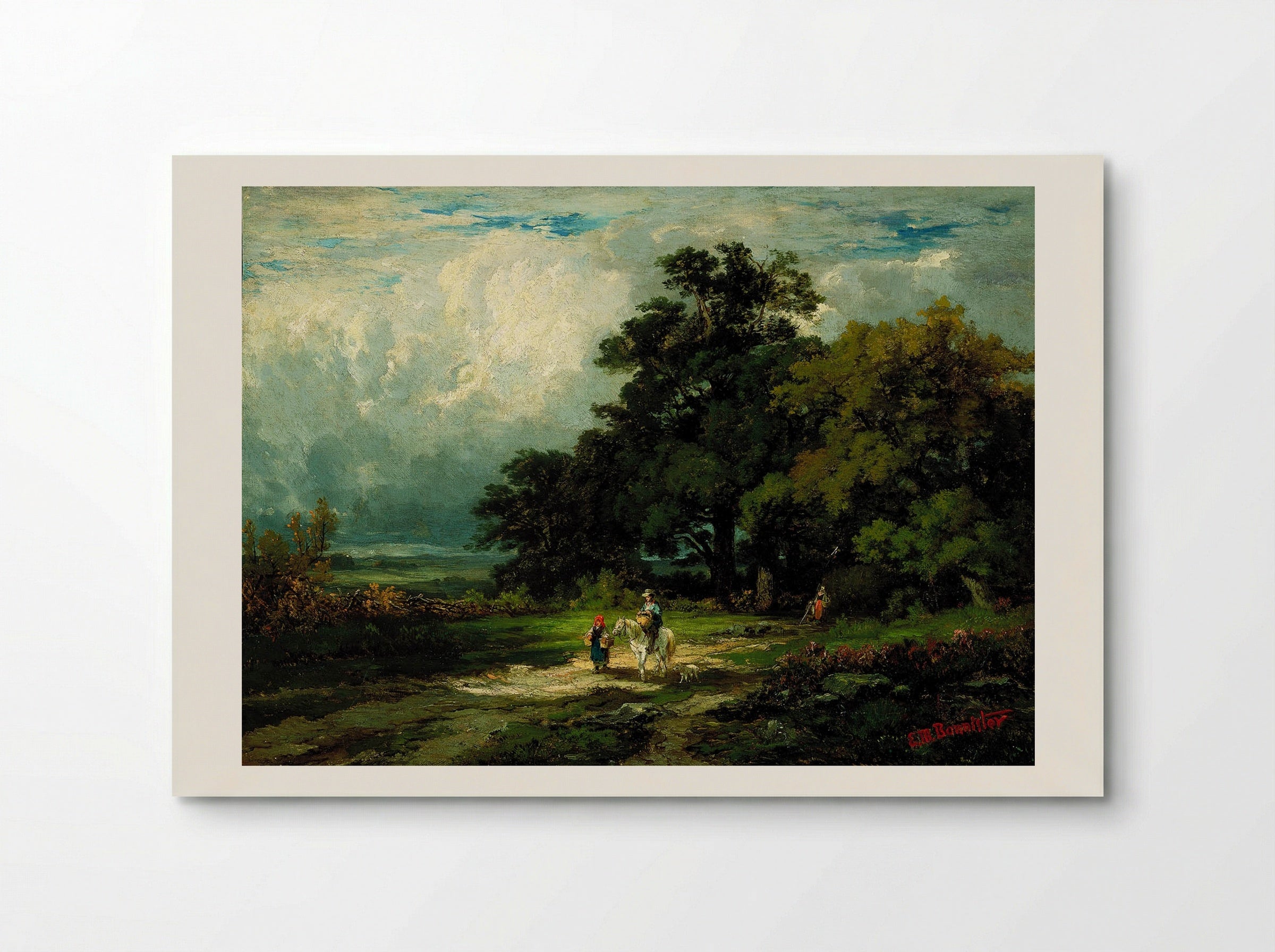 Man on a Horse - Edward Mitchell Bannister - Poster
