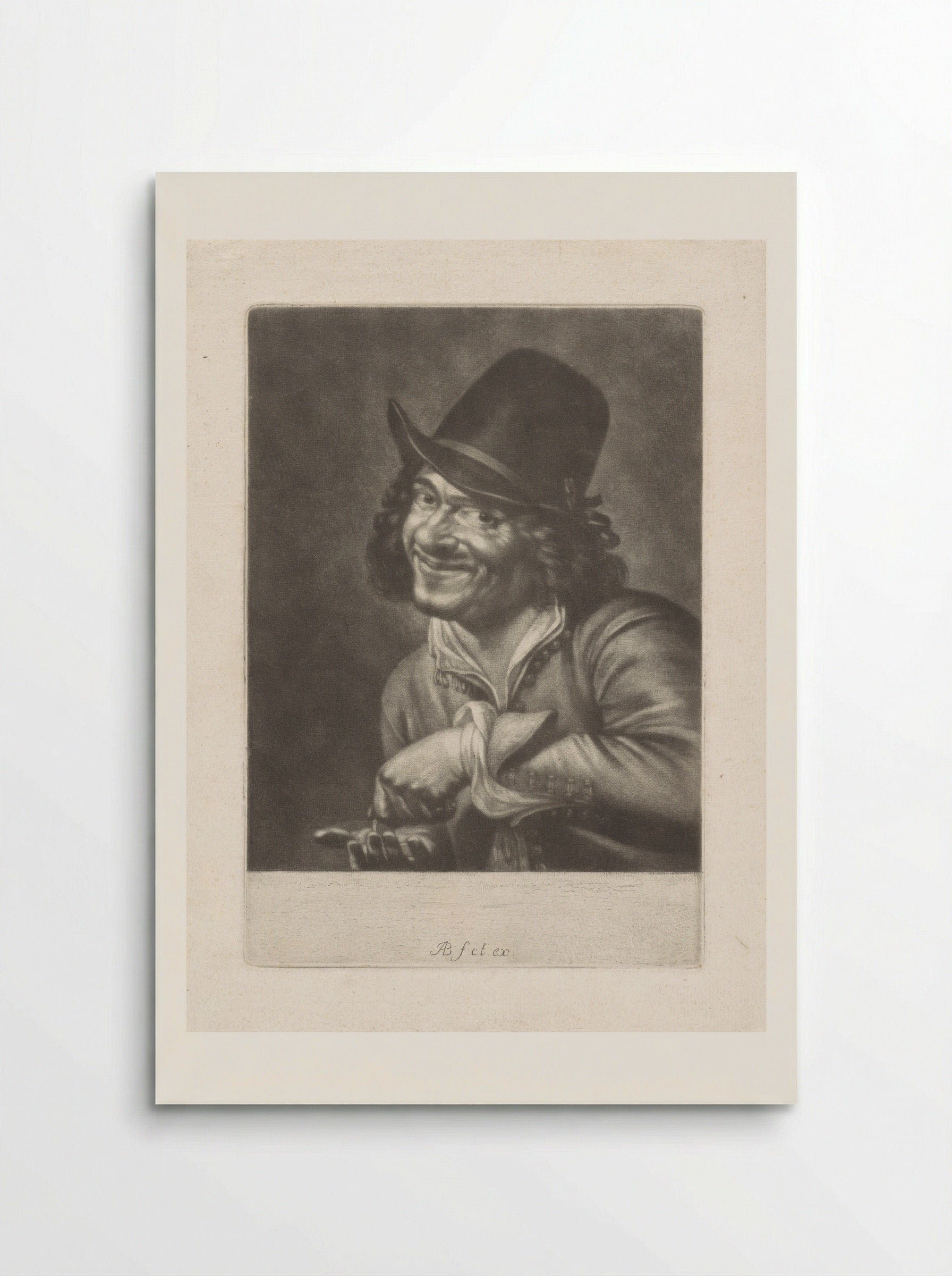 Man telt munten (het Gehoor) - Abraham Bloteling - Poster