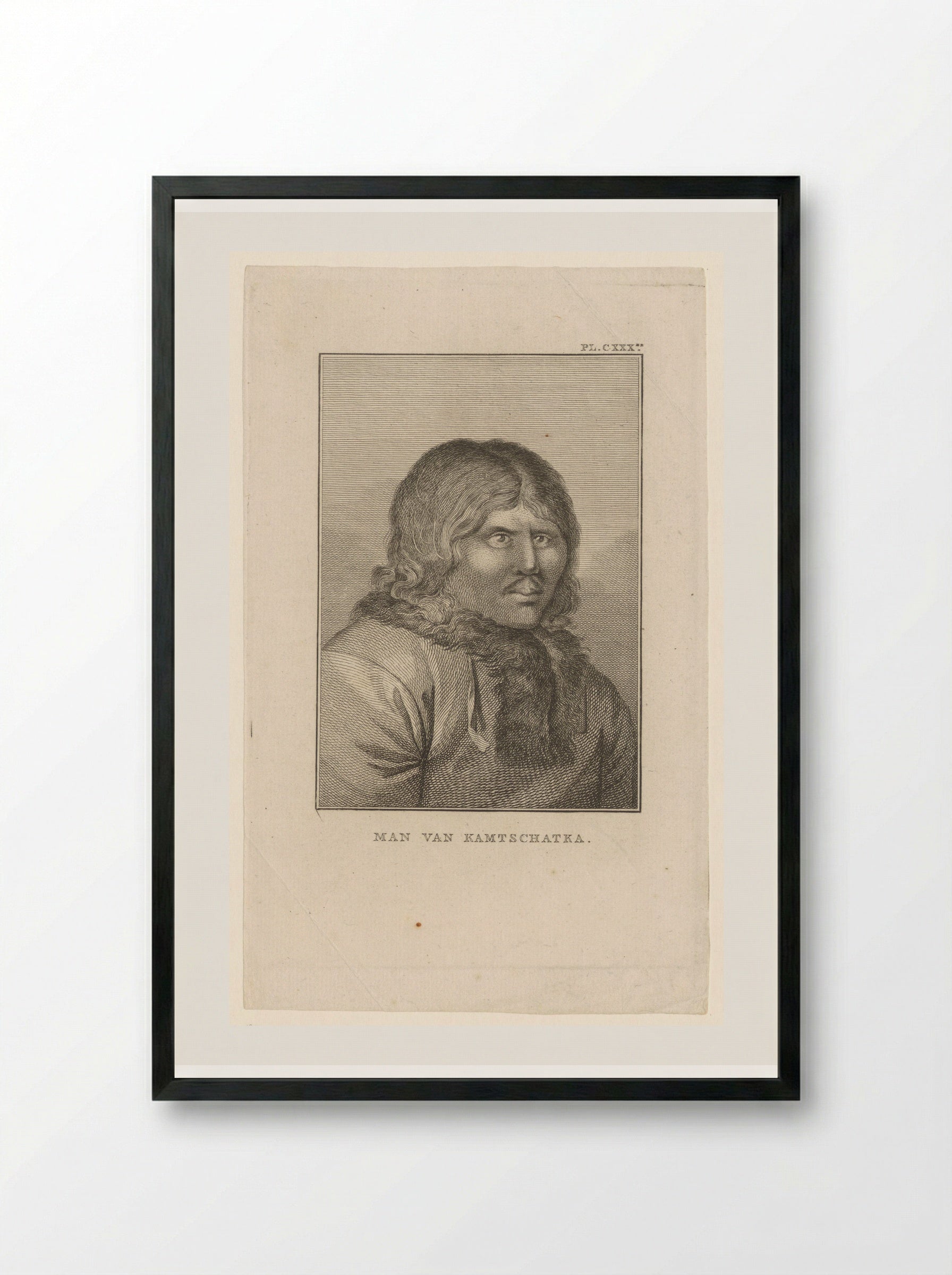 Man van Kamtschatka - Diverse Vervaardigers - Framed Print Black