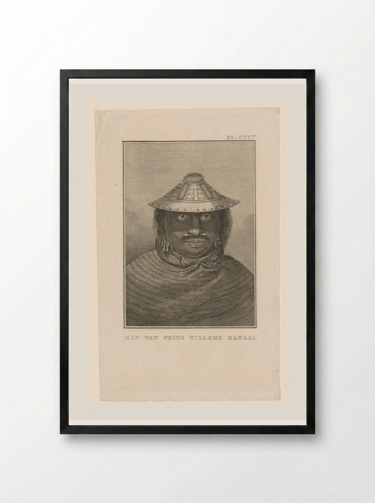 Man van Prins Willems Kanaal - Diverse Vervaardigers - Framed Print Black