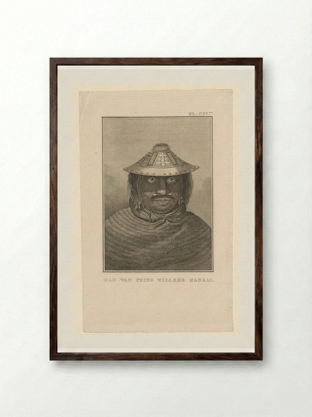 Man van Prins Willems Kanaal - Diverse Vervaardigers - Framed Print Dark Wood
