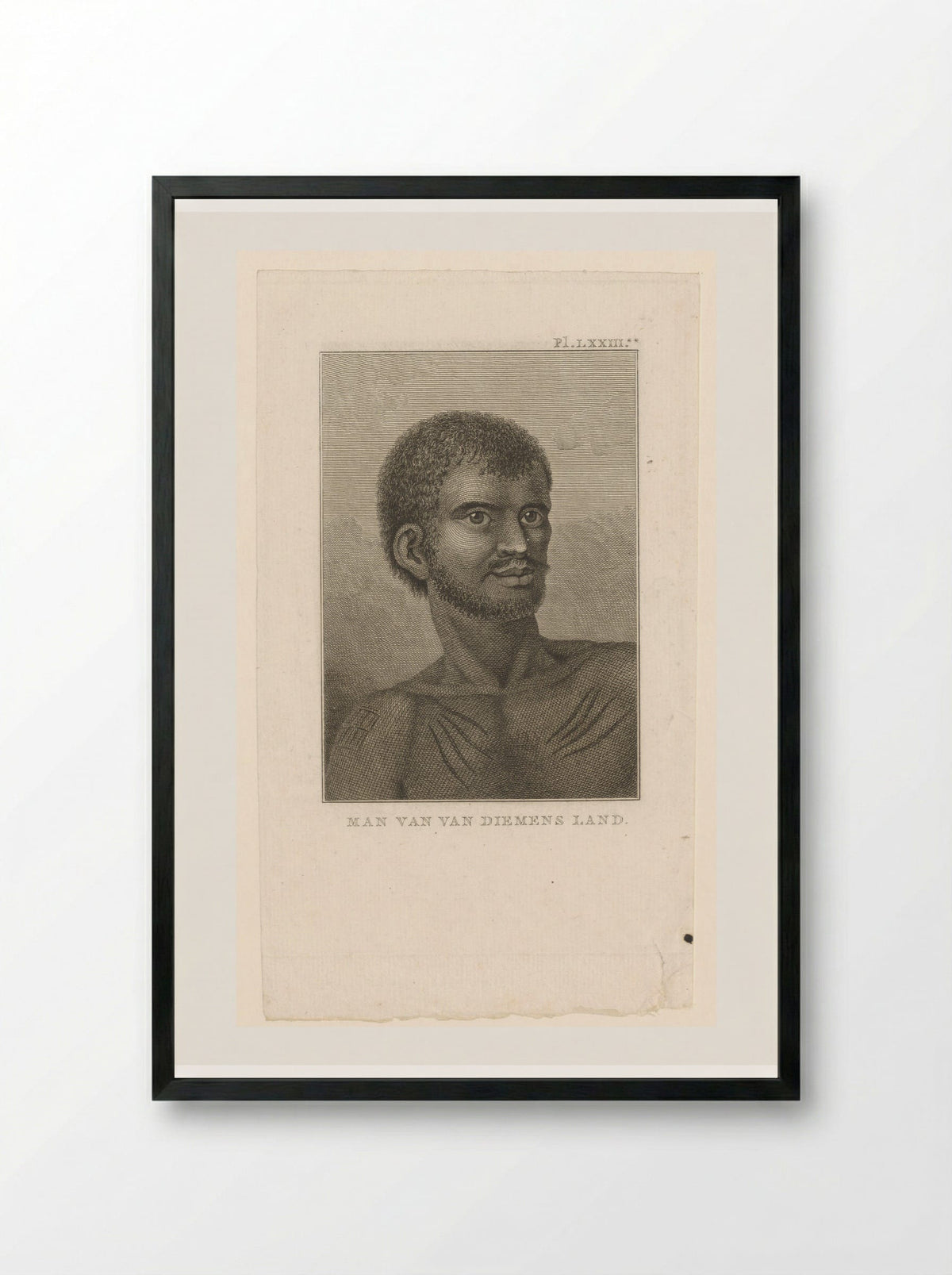Man van Van Diemens Land - Diverse Vervaardigers - Framed Print Black